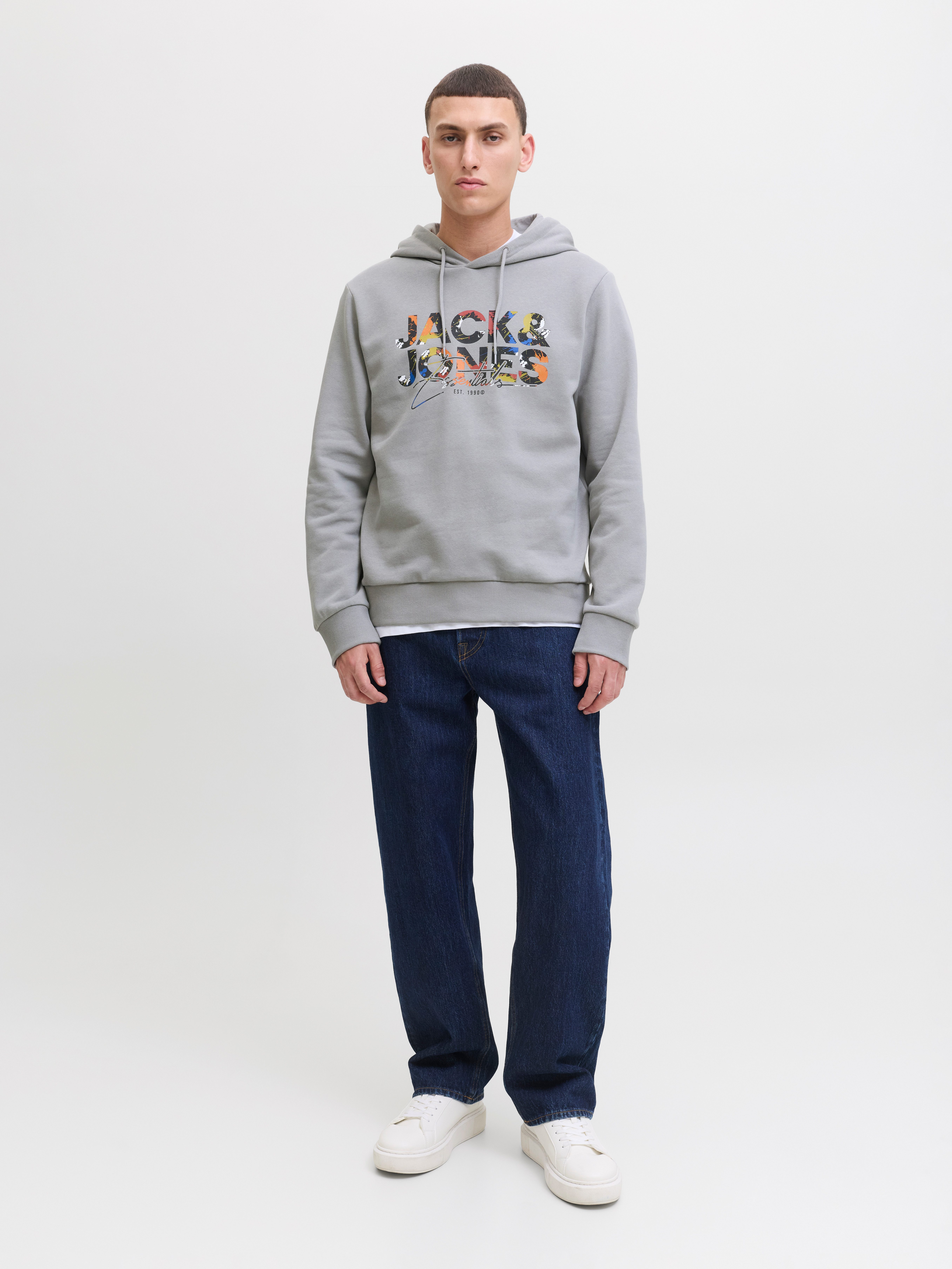 Jack & Jones Hoodie JJGEPLAS SWEAT HOOD