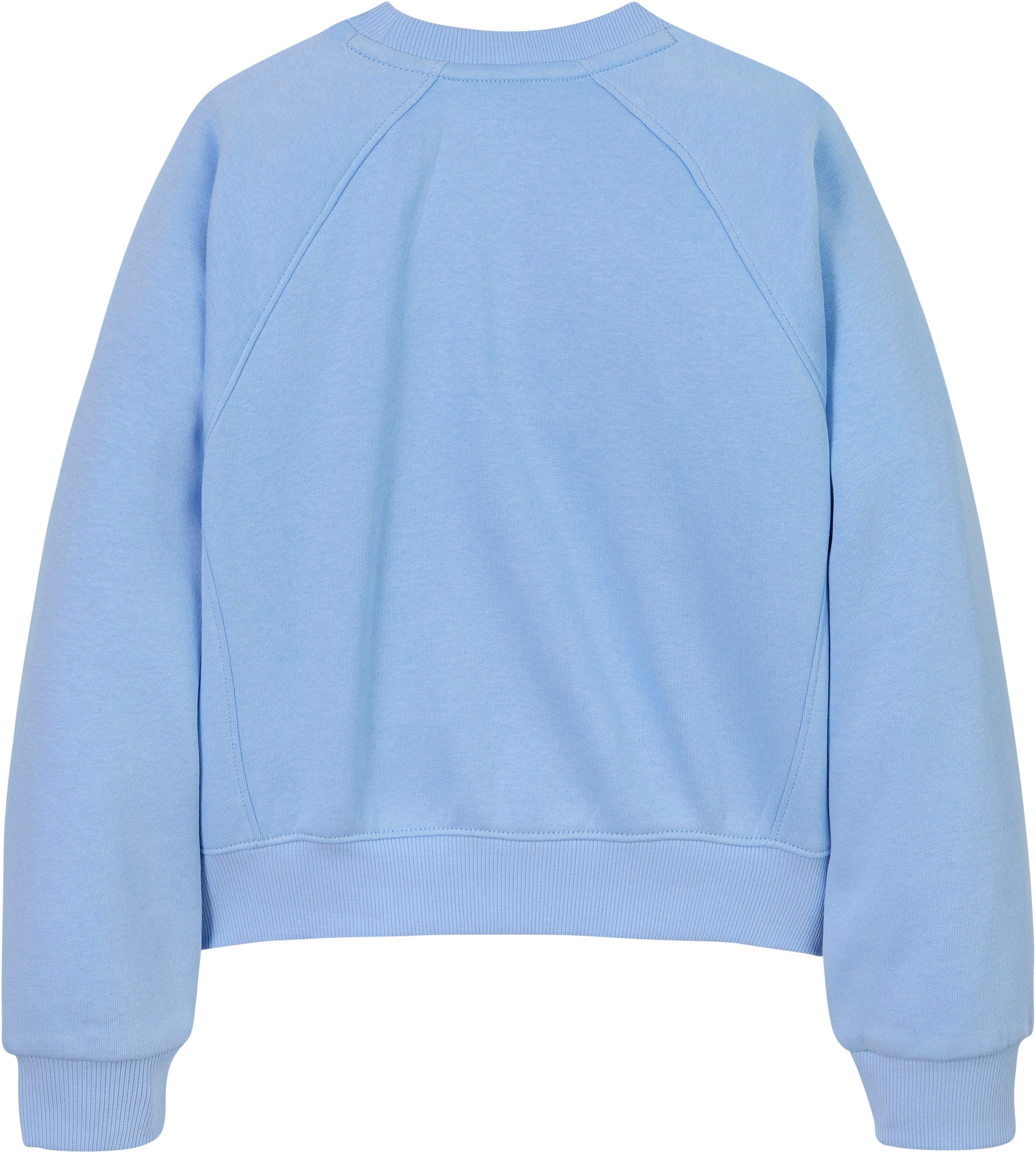Tommy Hilfiger Sweatshirt ESSENTIAL EMBROIDERED FLEECE CN Kinderen tot 16 jaar met logo-opdruk