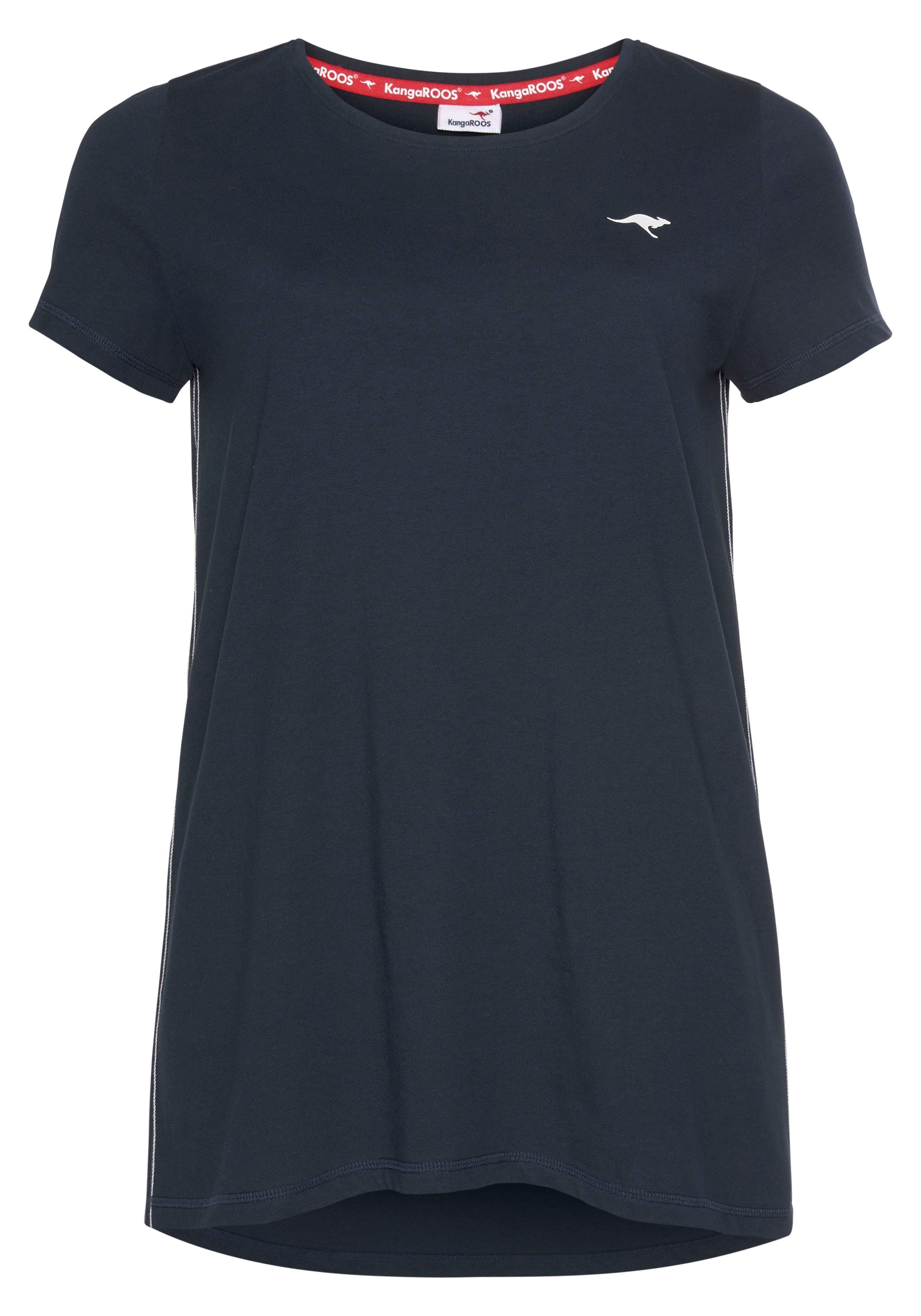 KangaROOS Lang shirt Korte mouw, figuuraccentuerende pasvorm (2-delig, Set van 2)