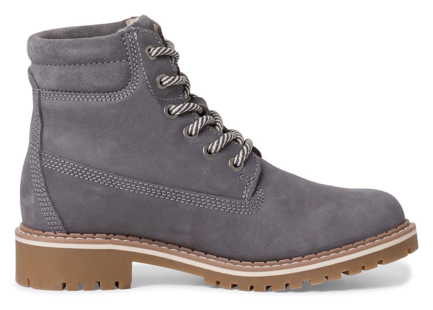 Tamaris Winterlaarzen blokhak, veterschoenen, outdoorschoen met duo-tex-uitrusting