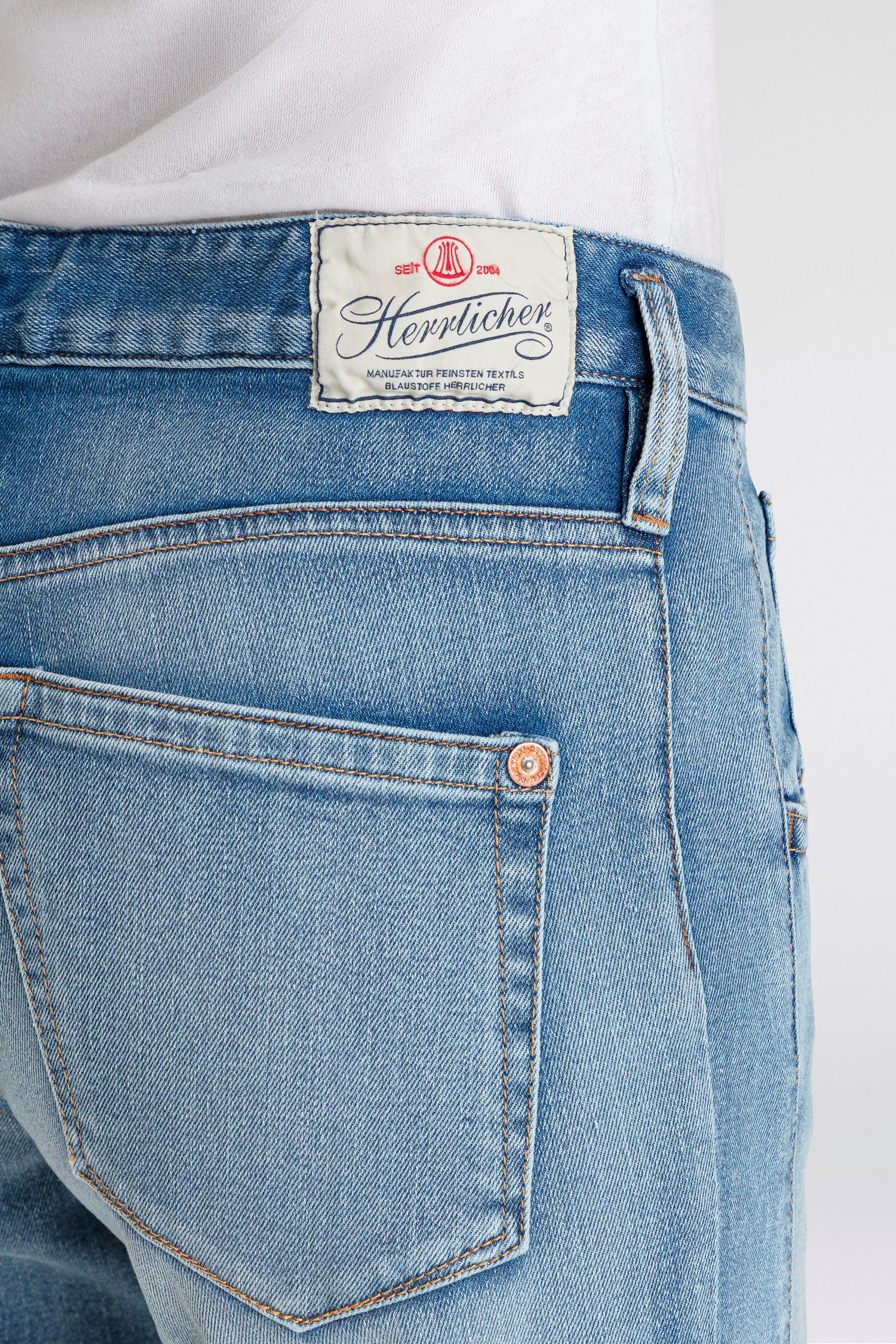 Herrlicher 7/8 jeans Shyra Tap Recycled Denim met figuurnaden aan de voorkant