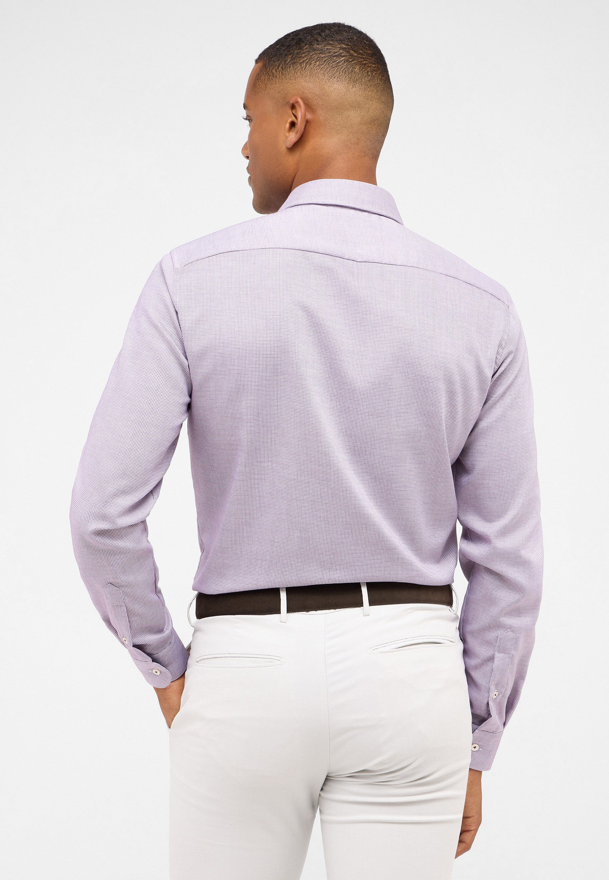 Eterna Overhemd met lange mouwen Slim fit NON IRON (strijkvrij)