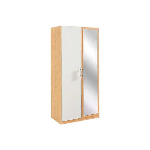 Wimex garderobekast, 2-deurs met spiegeldeur