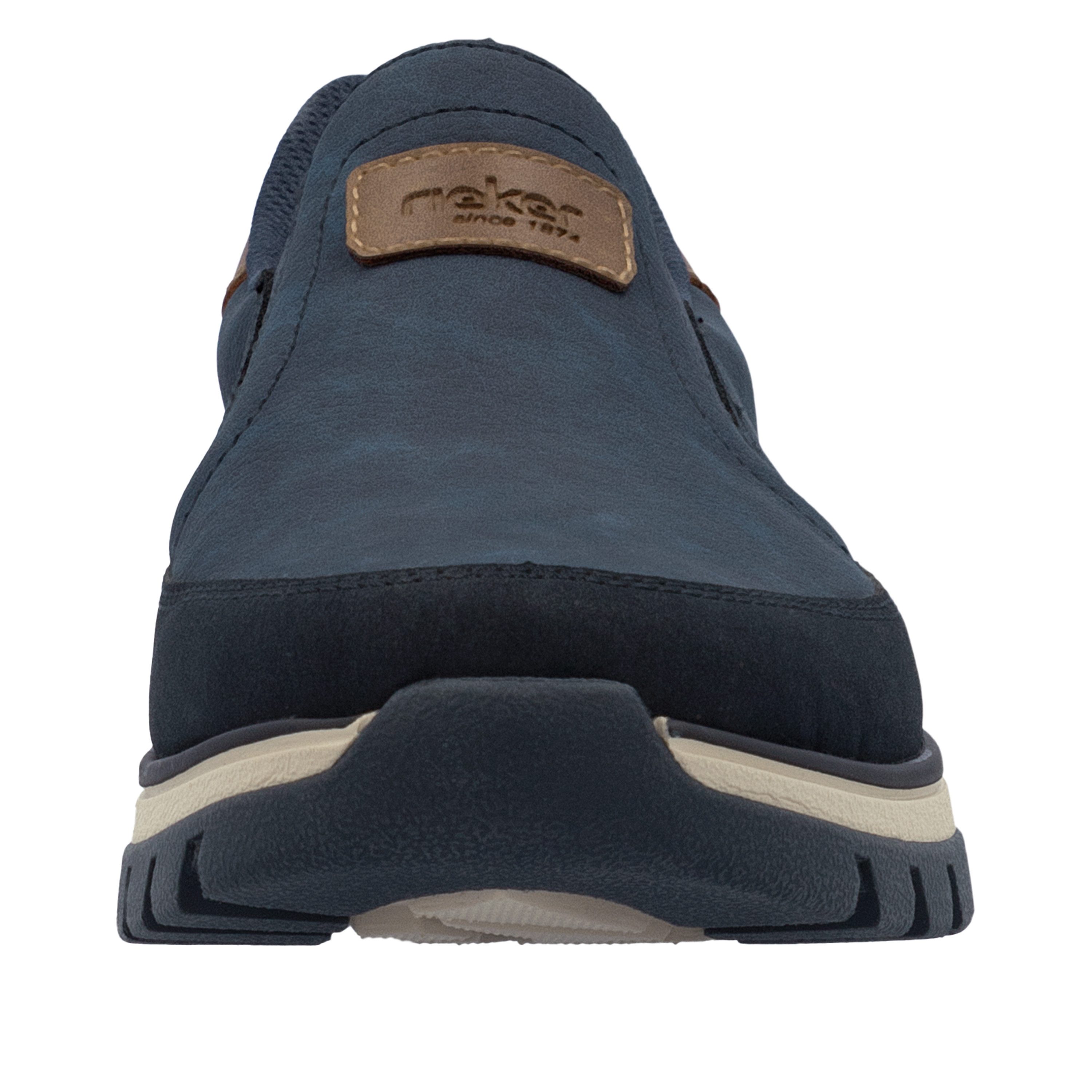 Rieker Slip-on sneakers Slipper, instapschoen, lage schoen met zachte MemoSoft-binnenzool