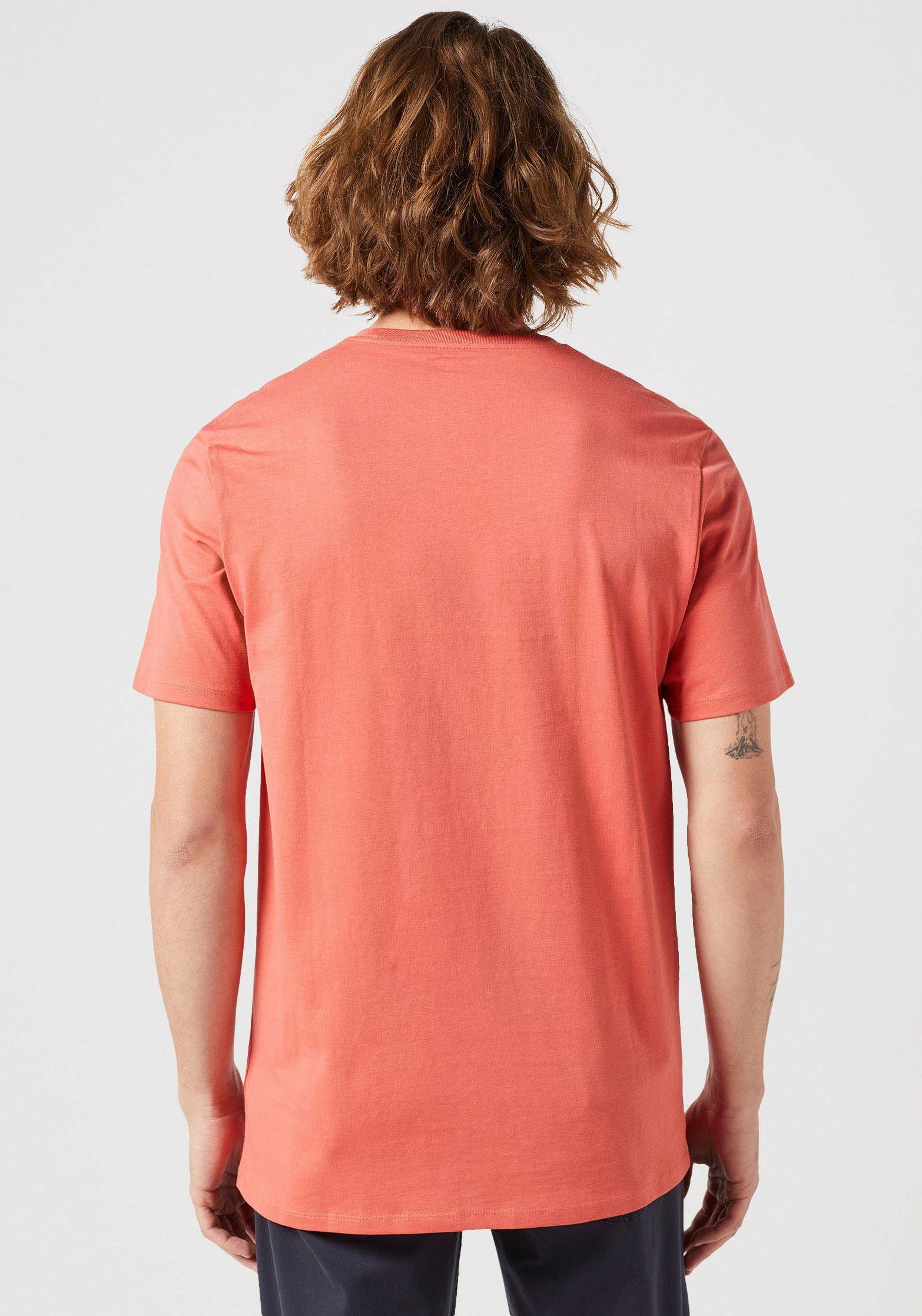 Wrangler Shirt met korte mouwen met logoborduursel op borsthoogte