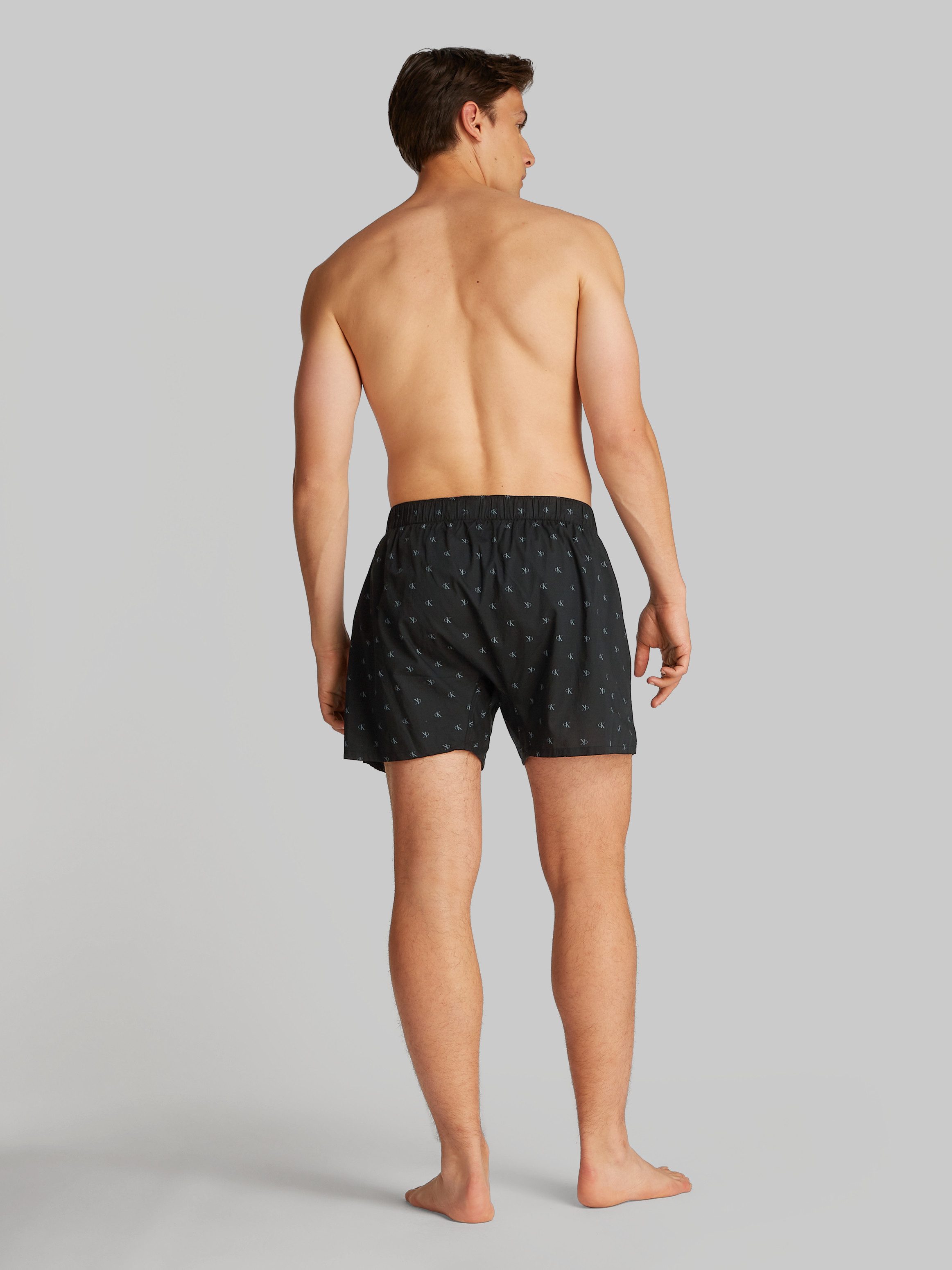 Calvin Klein Geweven boxershort BOXER SLIM met smalle pijpen