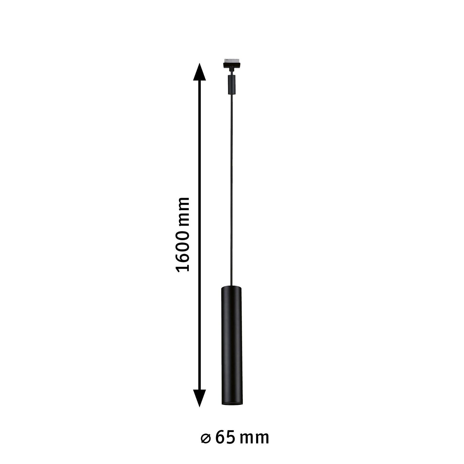 Paulmann Railsysteem-lampen URail Hanglamp Catalejo GU10 max. 10W dimbaar 230V (1-delig)