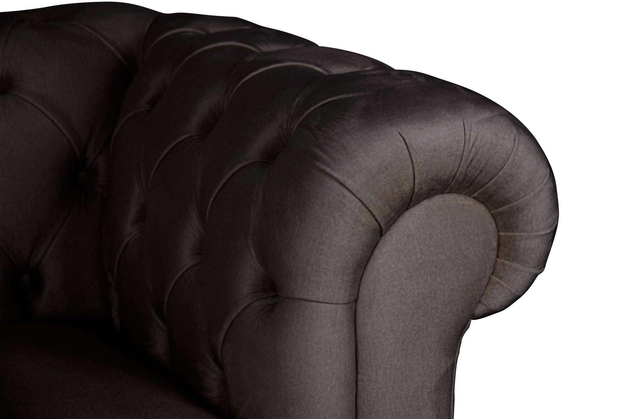 Home affaire Fauteuil CHARENTE, Chesterfield, golfsysteem, afmetingen B/D/H: 105/89/74 cm