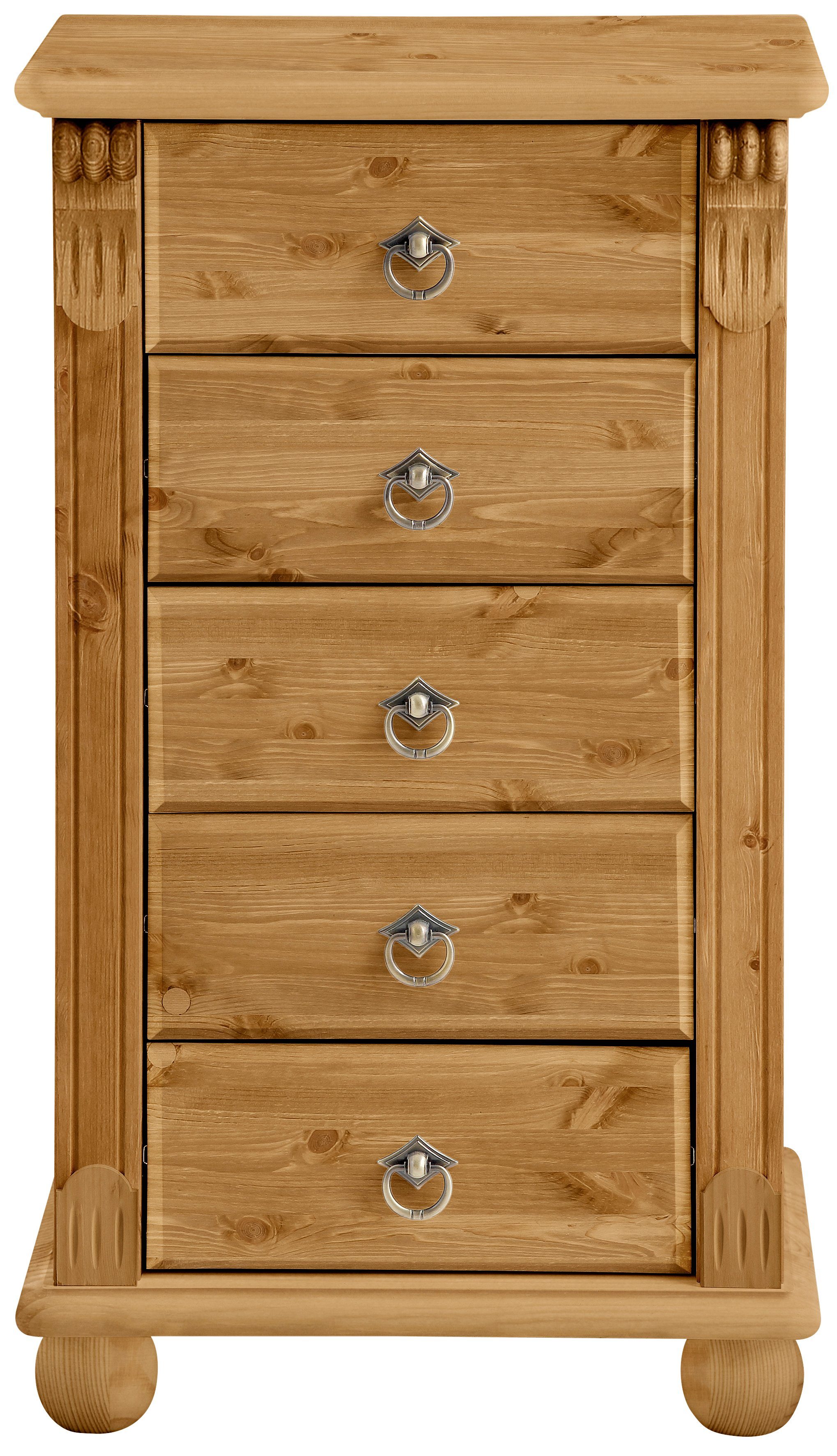 Home affaire Ladekast TESSIN Make-up commode met spiegel, van massief dennenhout, FSC®-gecertificeerd