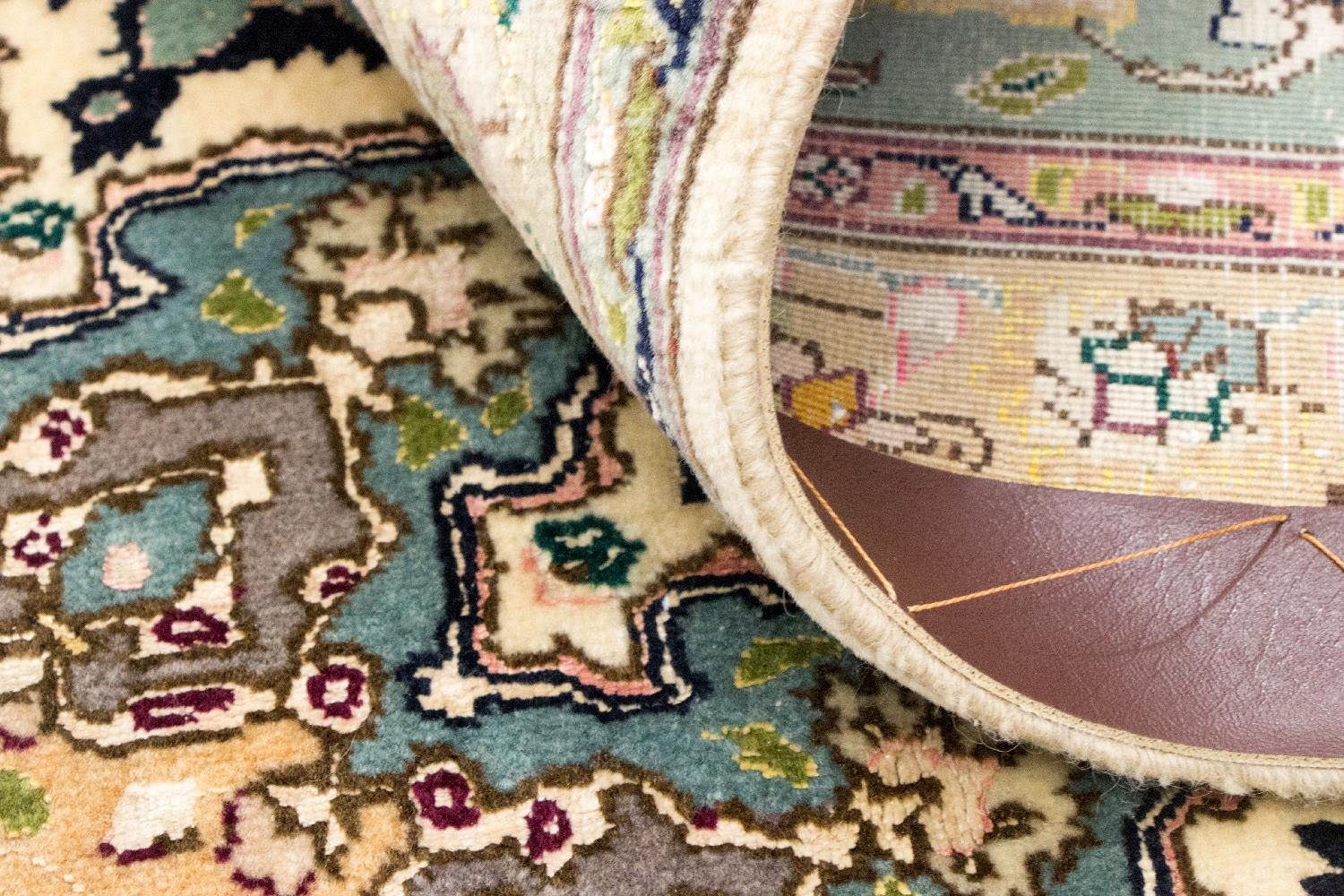 morgenland Vloerkleed Täbriz 50 Raj vloerkleed met de hand geknoopt beige