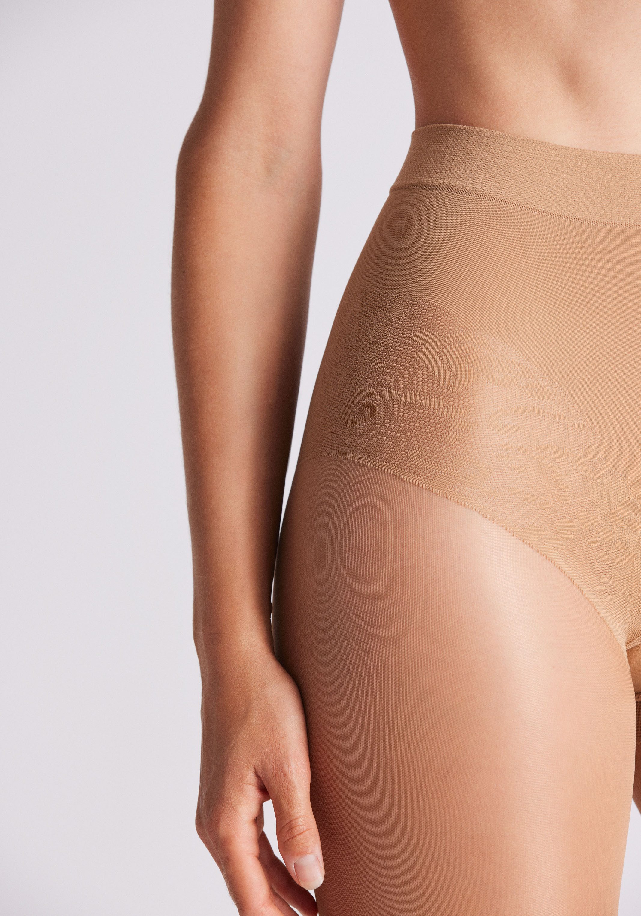 YSABEL MORA Maillot SHAPING TIGHTS BASIC COLLECTION met kantenbroek-optiek, shaping-effect