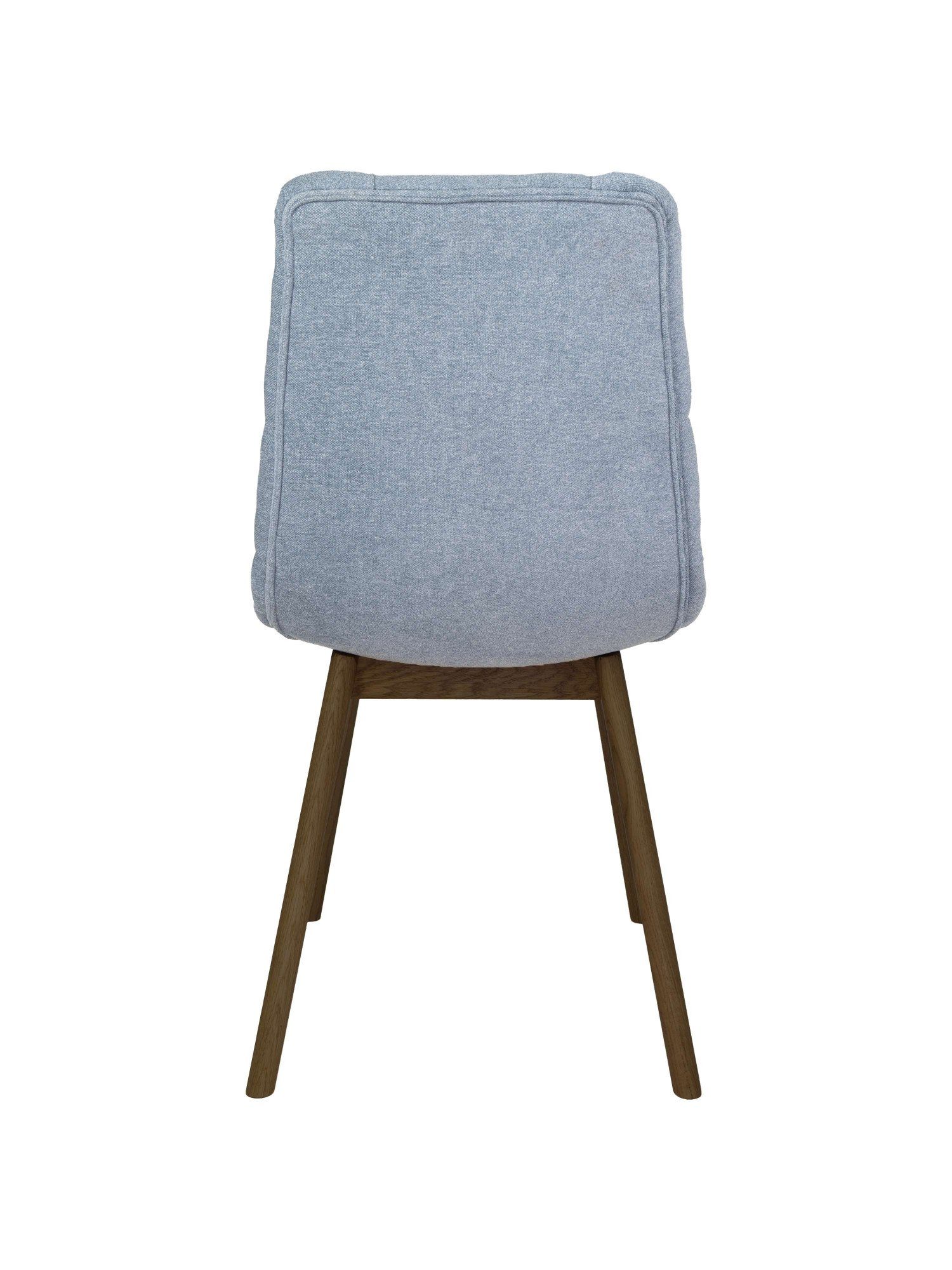 andas Eetkamerstoel Ramon met massief houten poten, in verschillende kleuren en stoffen (set, 2 stuks)