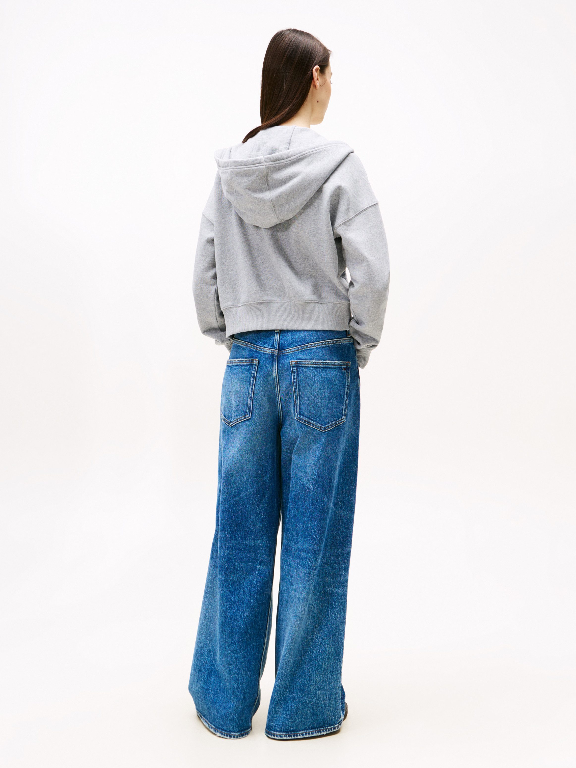 TOMMY JEANS Capuchonsweatvest TJW BXY CRP ZIP THRU HOODIE