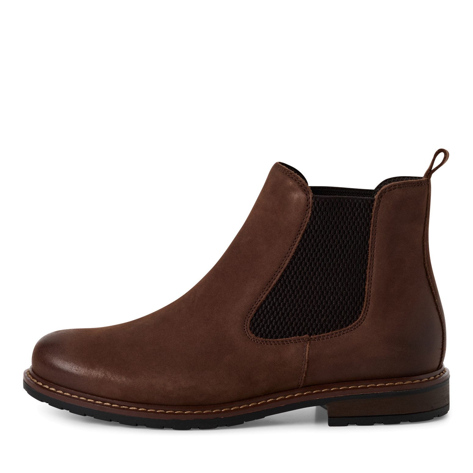 Tamaris Chelsea-boots hakken, enkellaars, zakelijke schoen, instaplaarzen, aantrek-lus