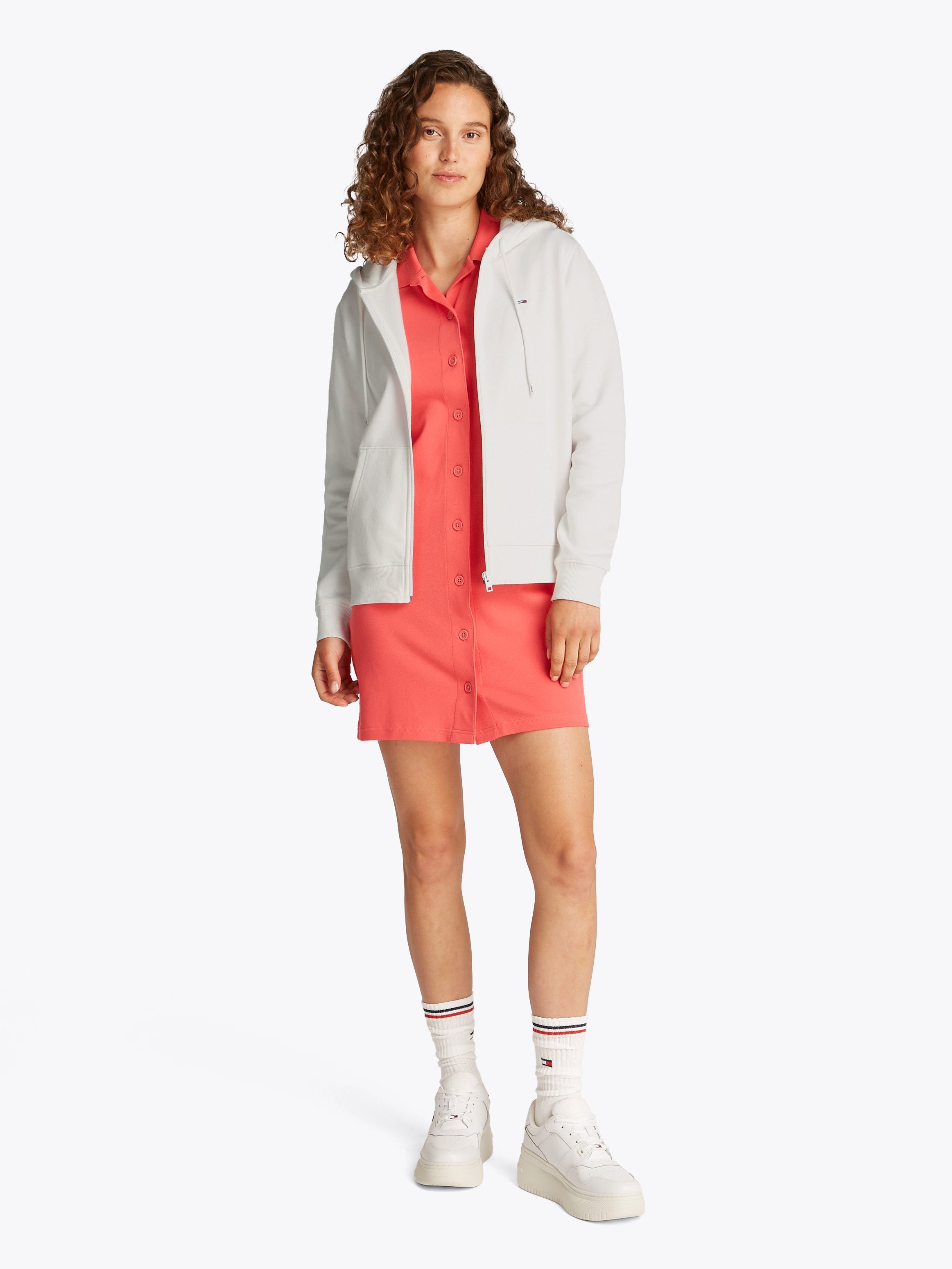 TOMMY JEANS Sweatvest TJW REG S FLAG ZIP THRU