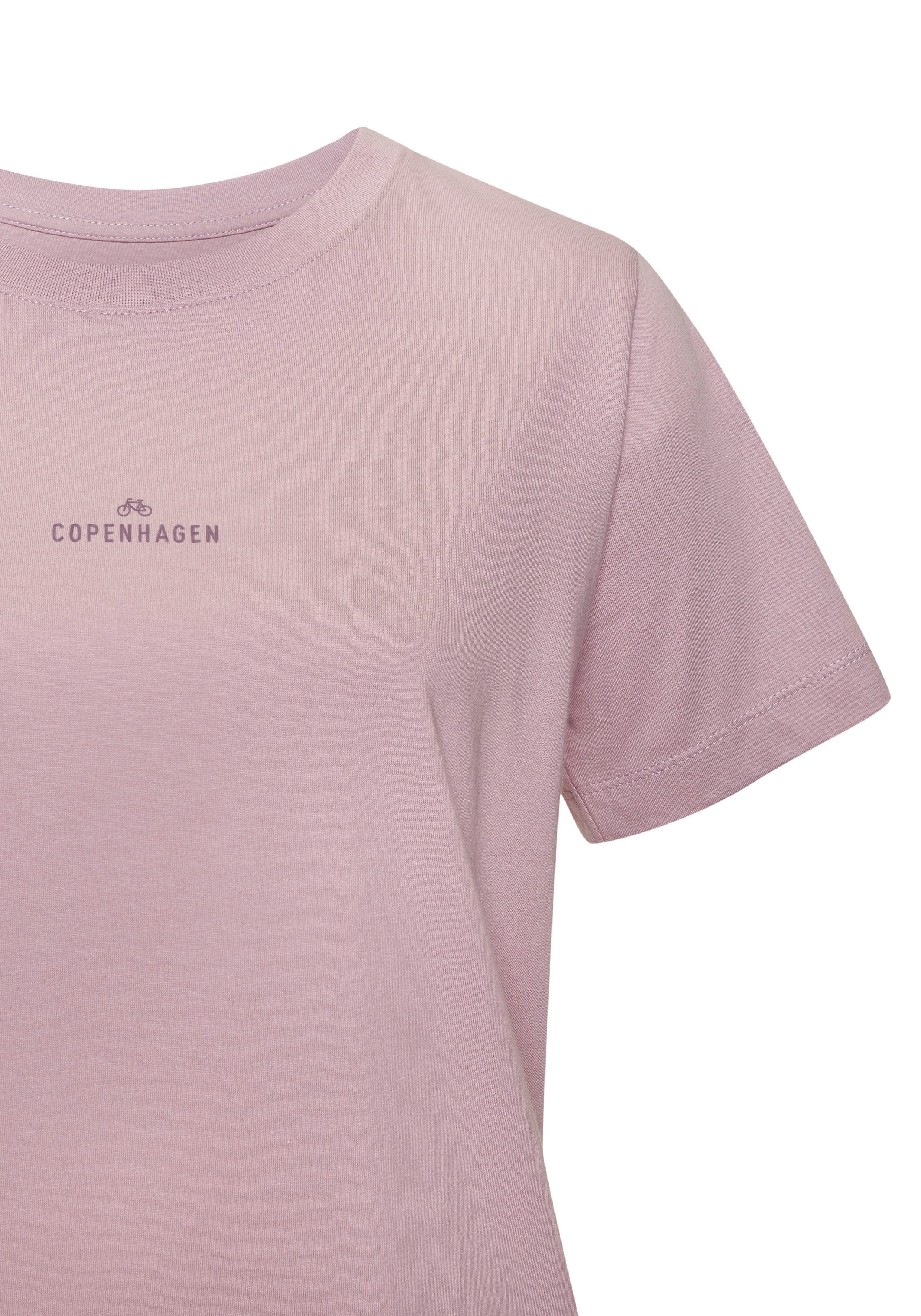 Copenhagen Studios T-shirt Met subtiele logoprint vooraan van zachte jersey kwaliteit met biologische katoen