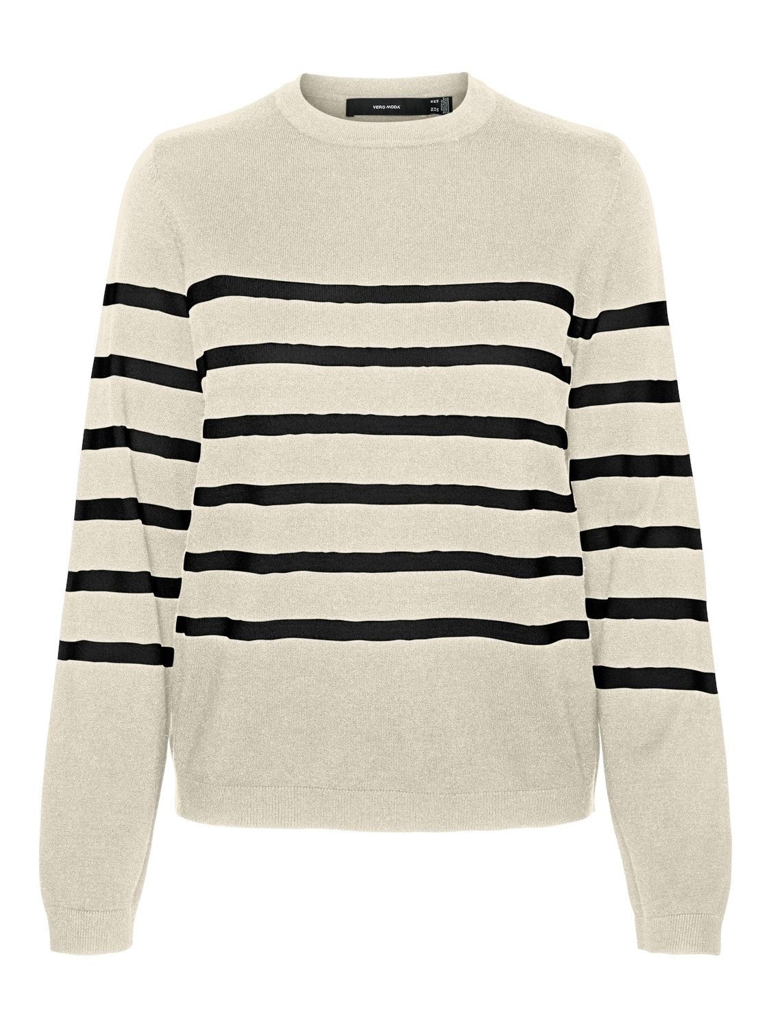 Vero Moda Trui met ronde hals VMSABA PLAIN LS O-NECK PULLOVER GA NOOS