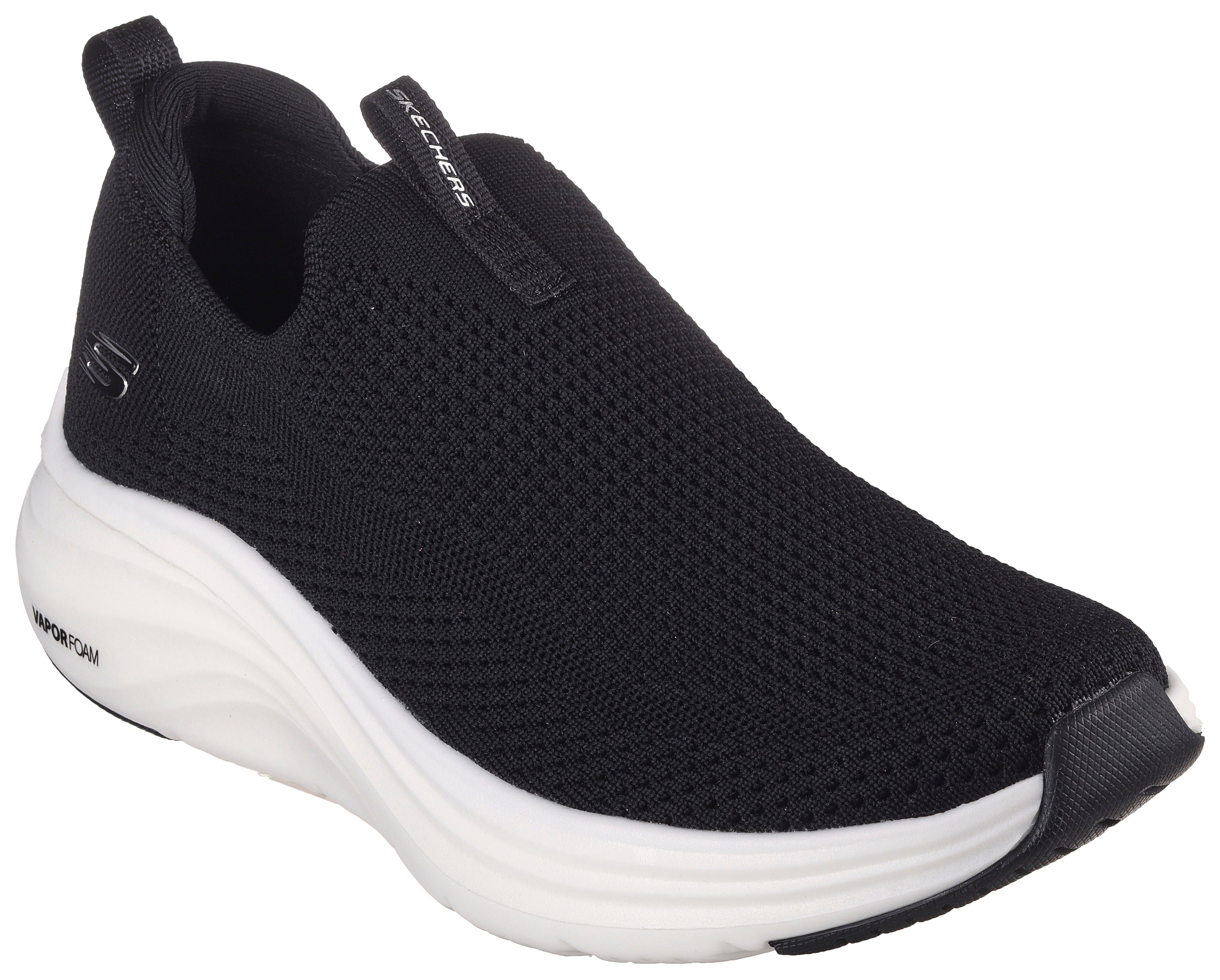 Skechers Slip-on sneakers VAPOR FOAM-TRUE CLASSIC Barefootschoen, vrijetijdsschoen, comfort schoen met gevoerde schacht dames lage sneakers maat 41