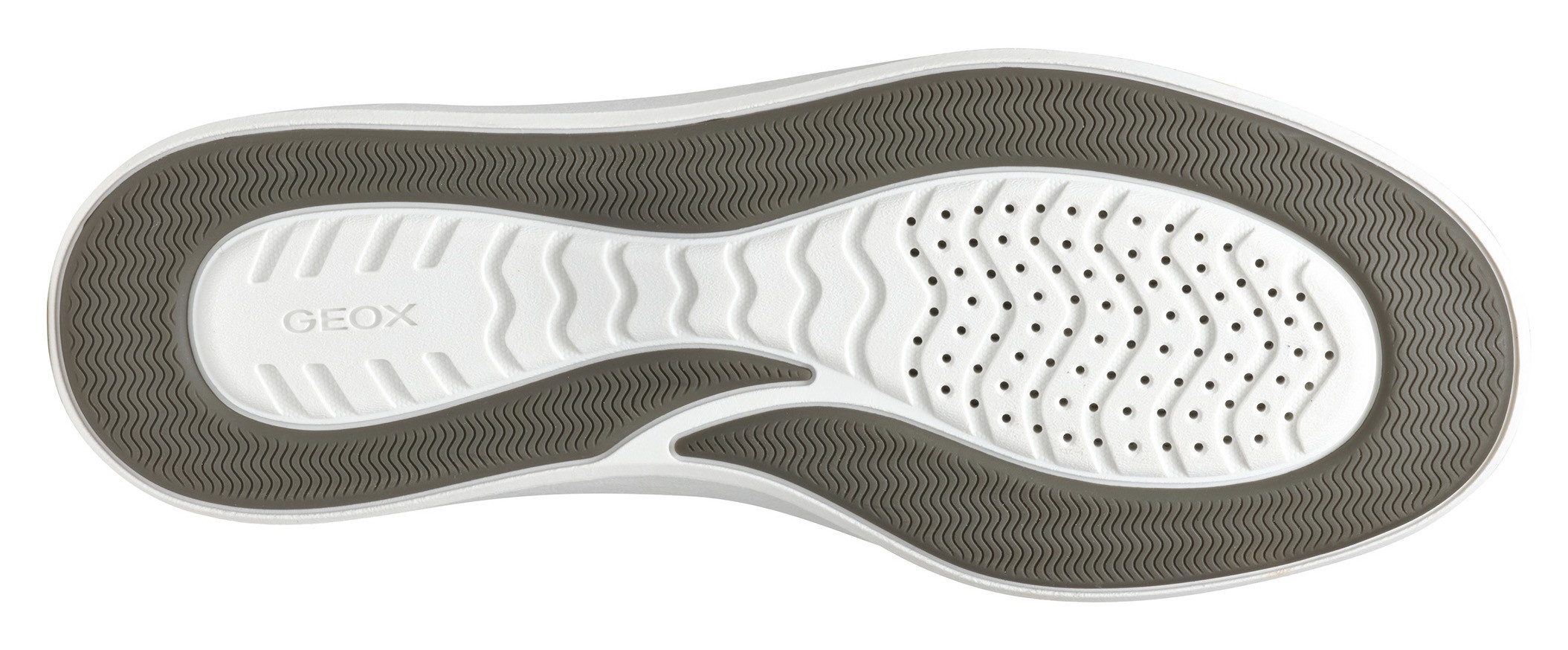Geox Sneakers U BALTMOORE , retro sneaker, veterschoen met contrasterende hiel