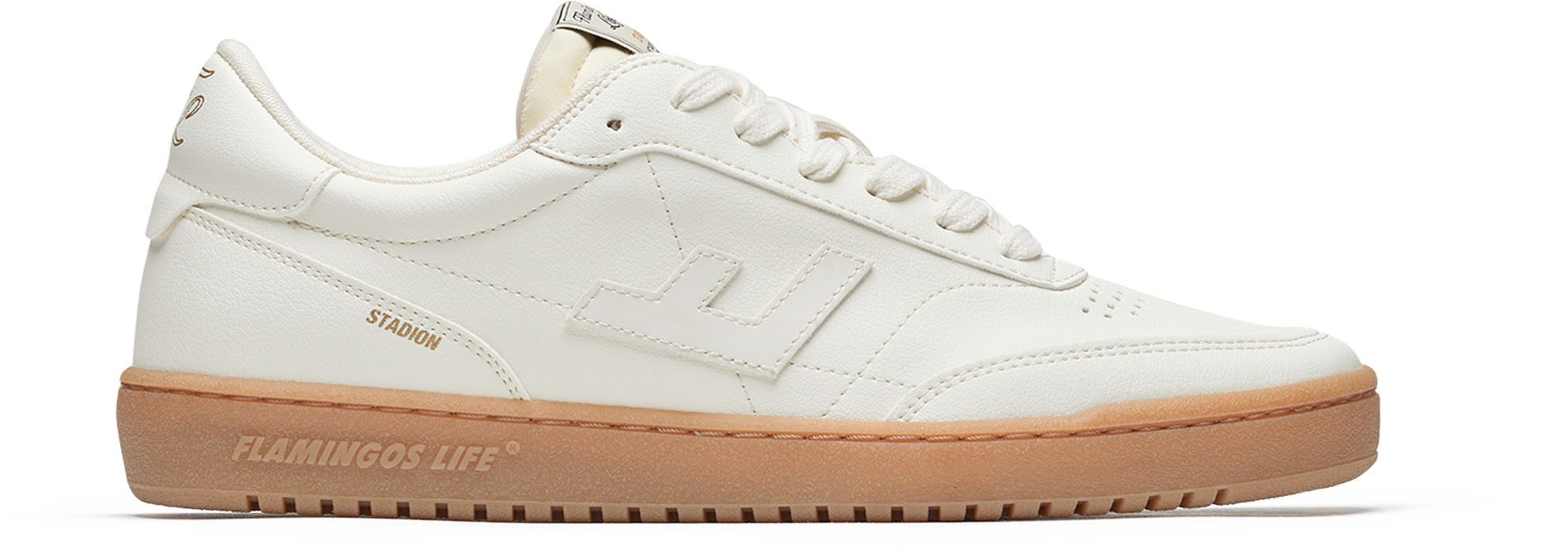 MUSTANG Sneakers STADION vegan sneakers, bovenmateriaal van 68% maïsrestanten