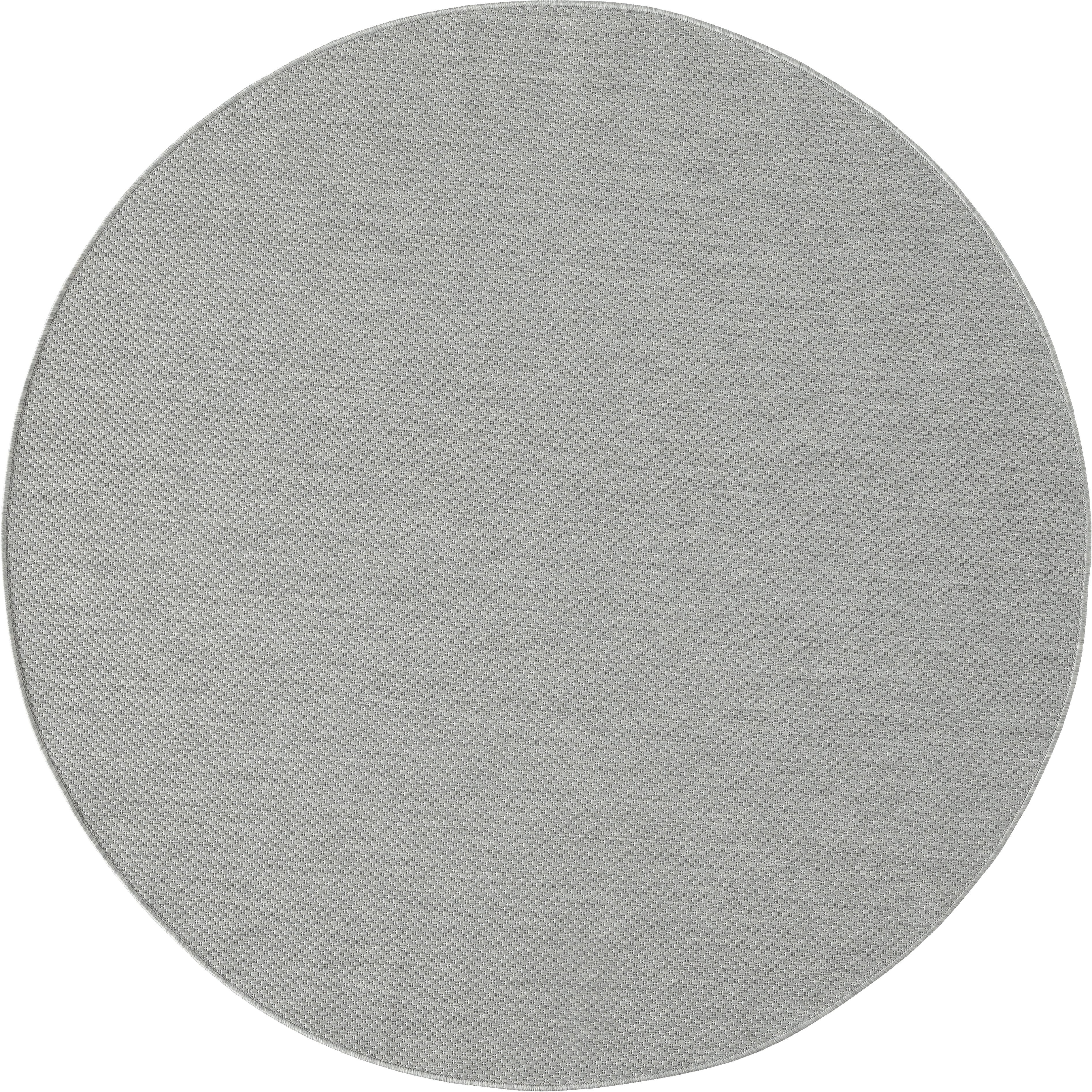 OTTO The carpet Vloerkleed Mistra round moderne robuuste binnen- en buitenkleed moderne vloerkleden maat Ø 160 cm x 1 mm grijs