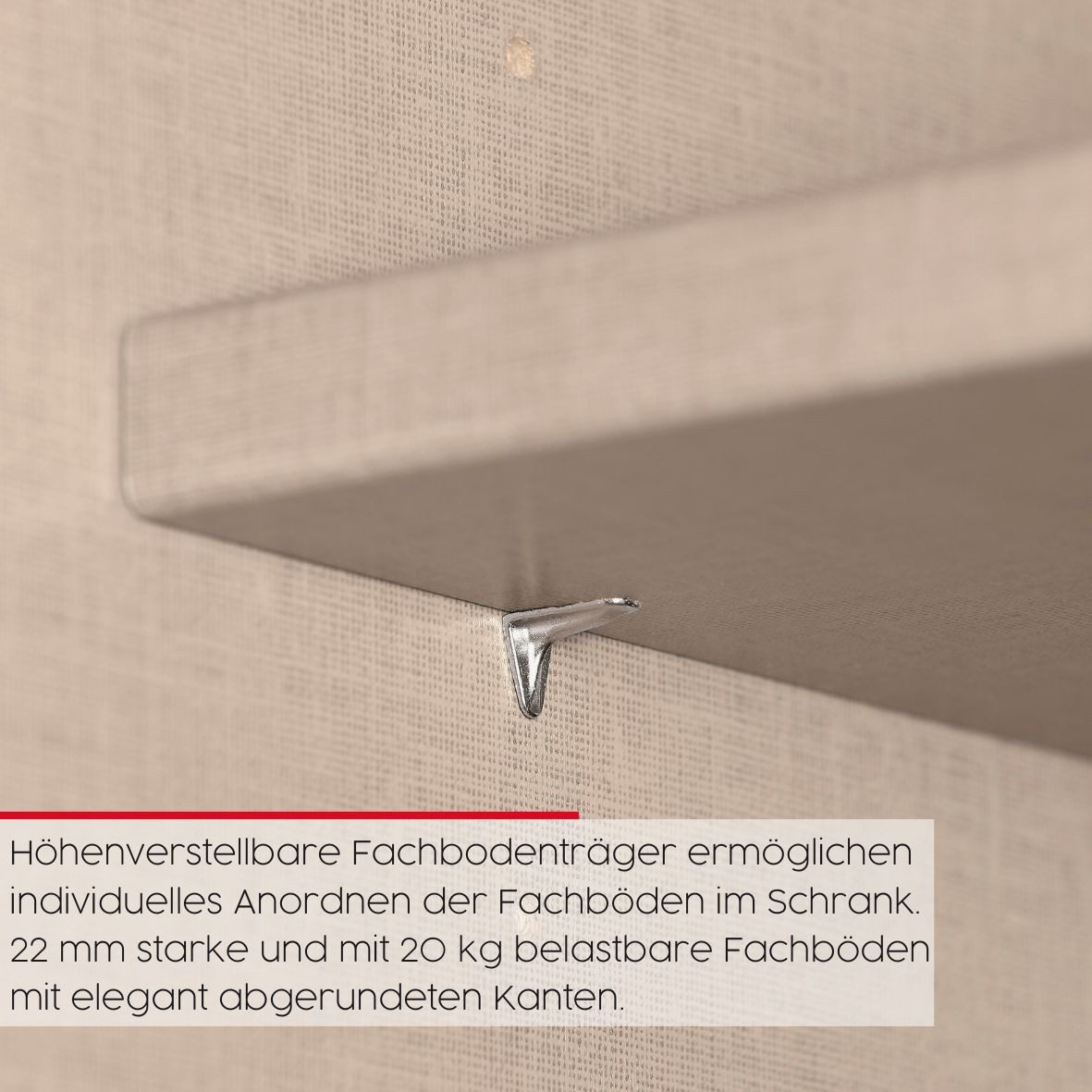rauch Schuifdeurkast Kledingkast kast garderobe slaapkamerkast SCALE-LINE edel uiterlijk met buikband in corpuskleur spiegelfront made in germany