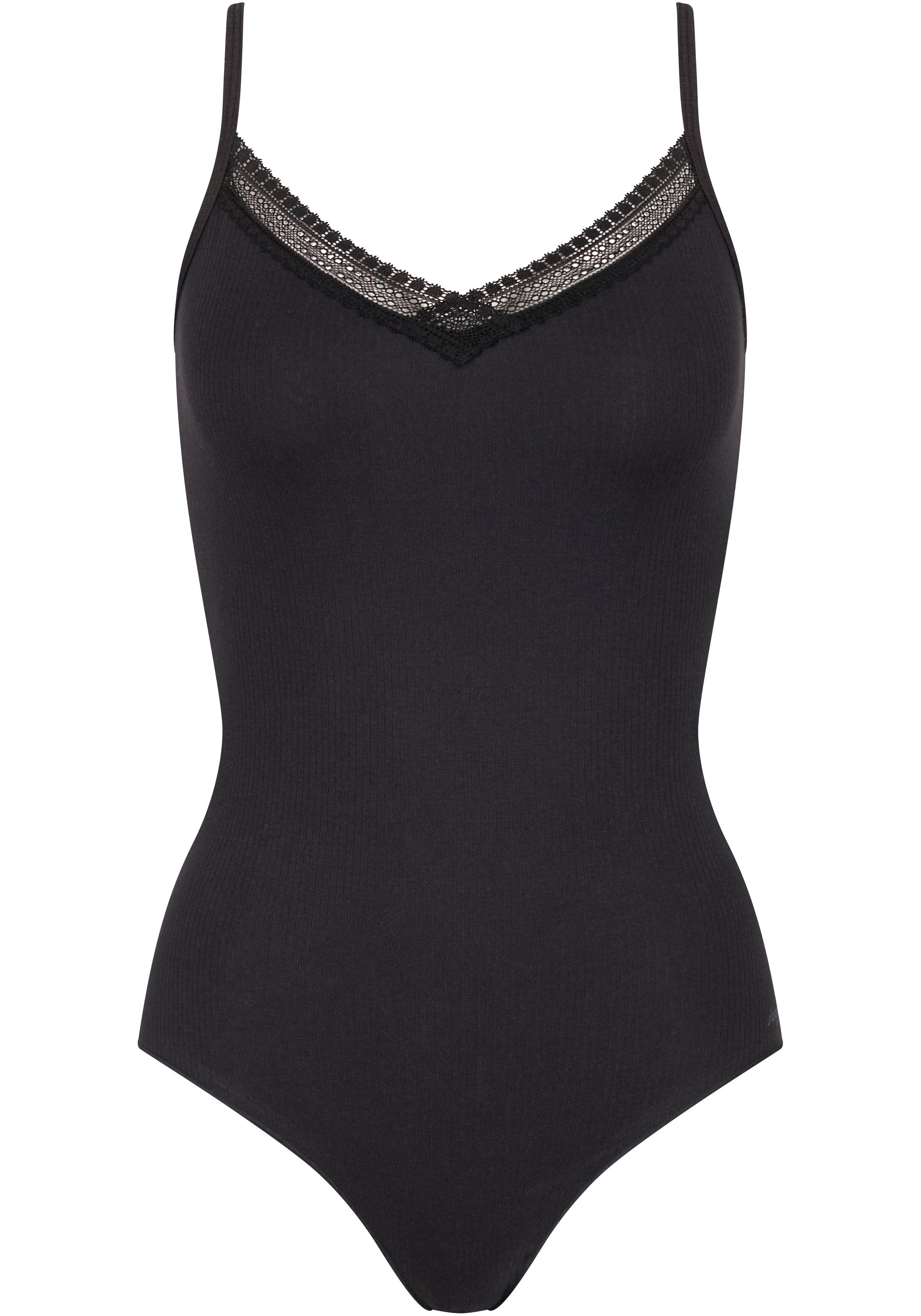 Sloggi Body GO Ribbed Body zachte ribstof met kantafwerking