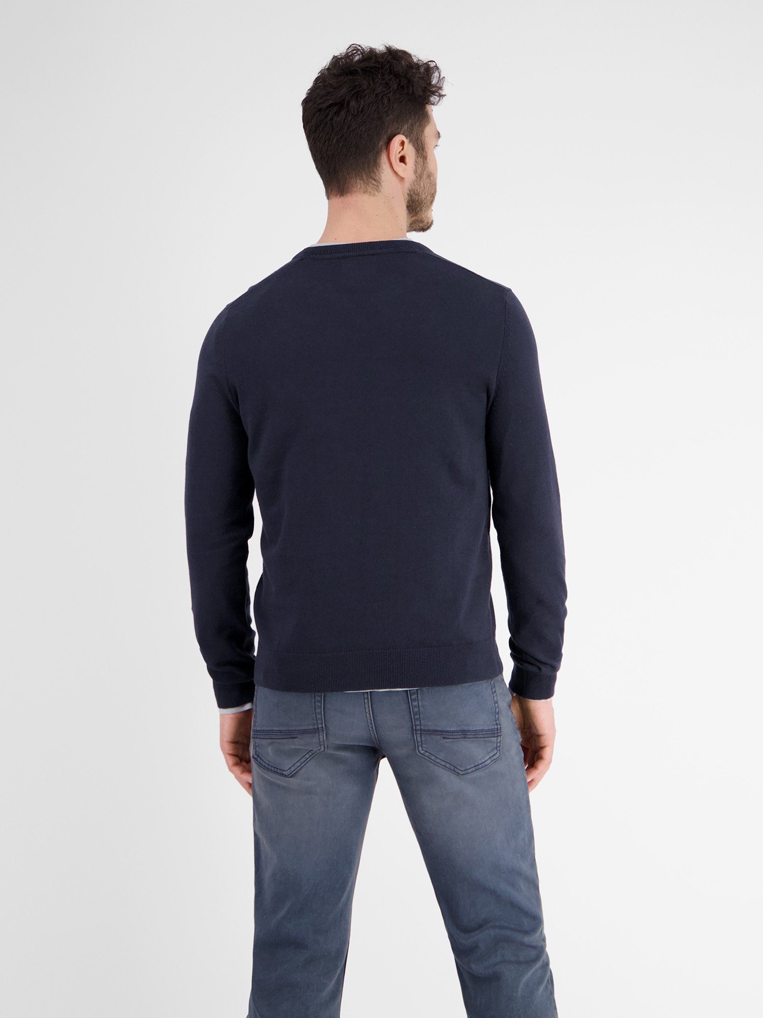 Lerros Gebreide trui LERROS casual vlakgebreide pullover