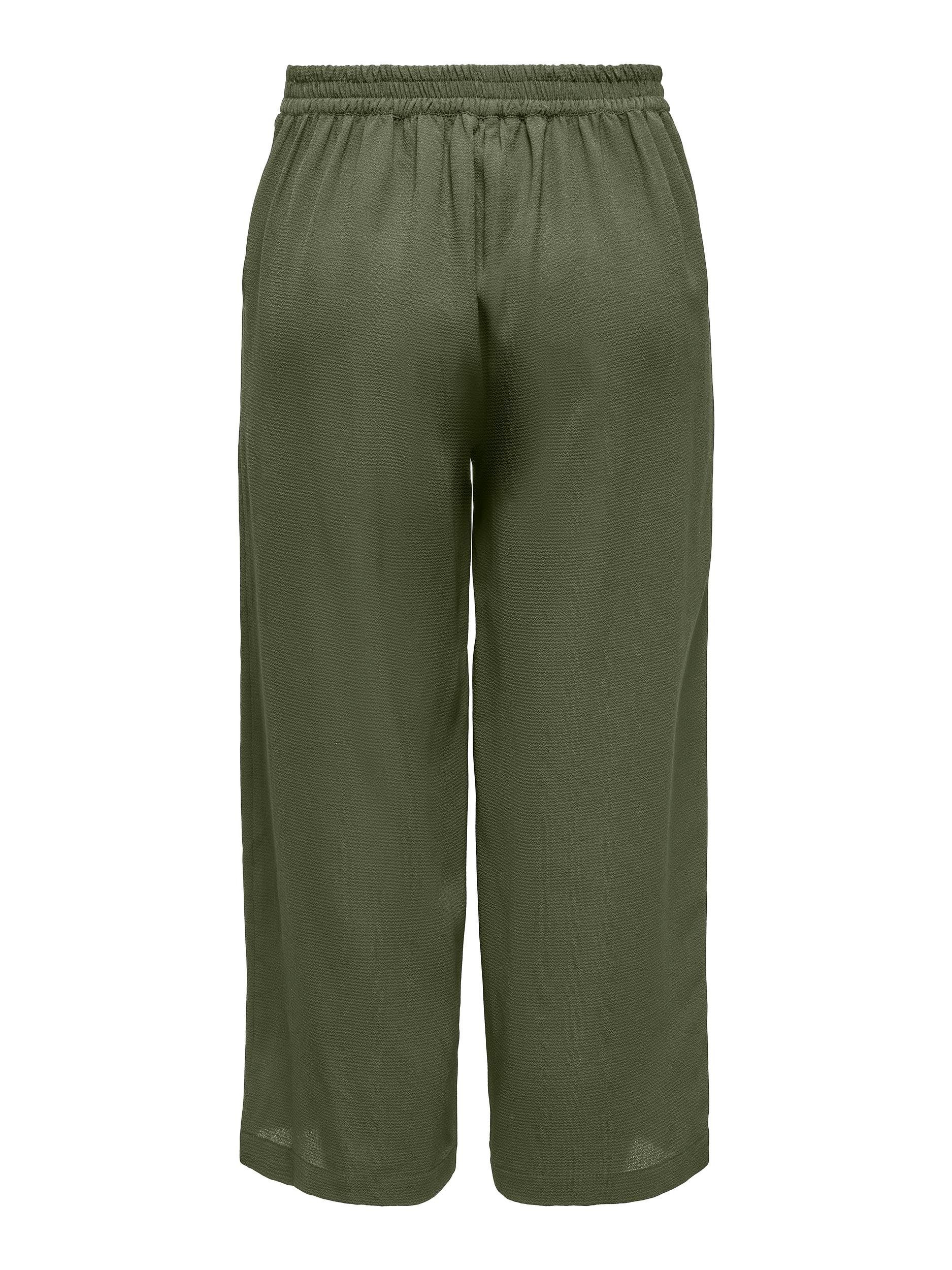 Only Palazzobroek ONLNOVA LIFE VIS CROP PALAZZO PANT SOLID