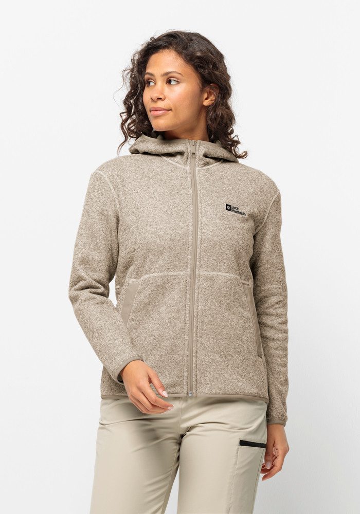 Jack Wolfskin Fleecejack TANNENSPUR JKT W dames fleece vesten maat M (38/40) beige