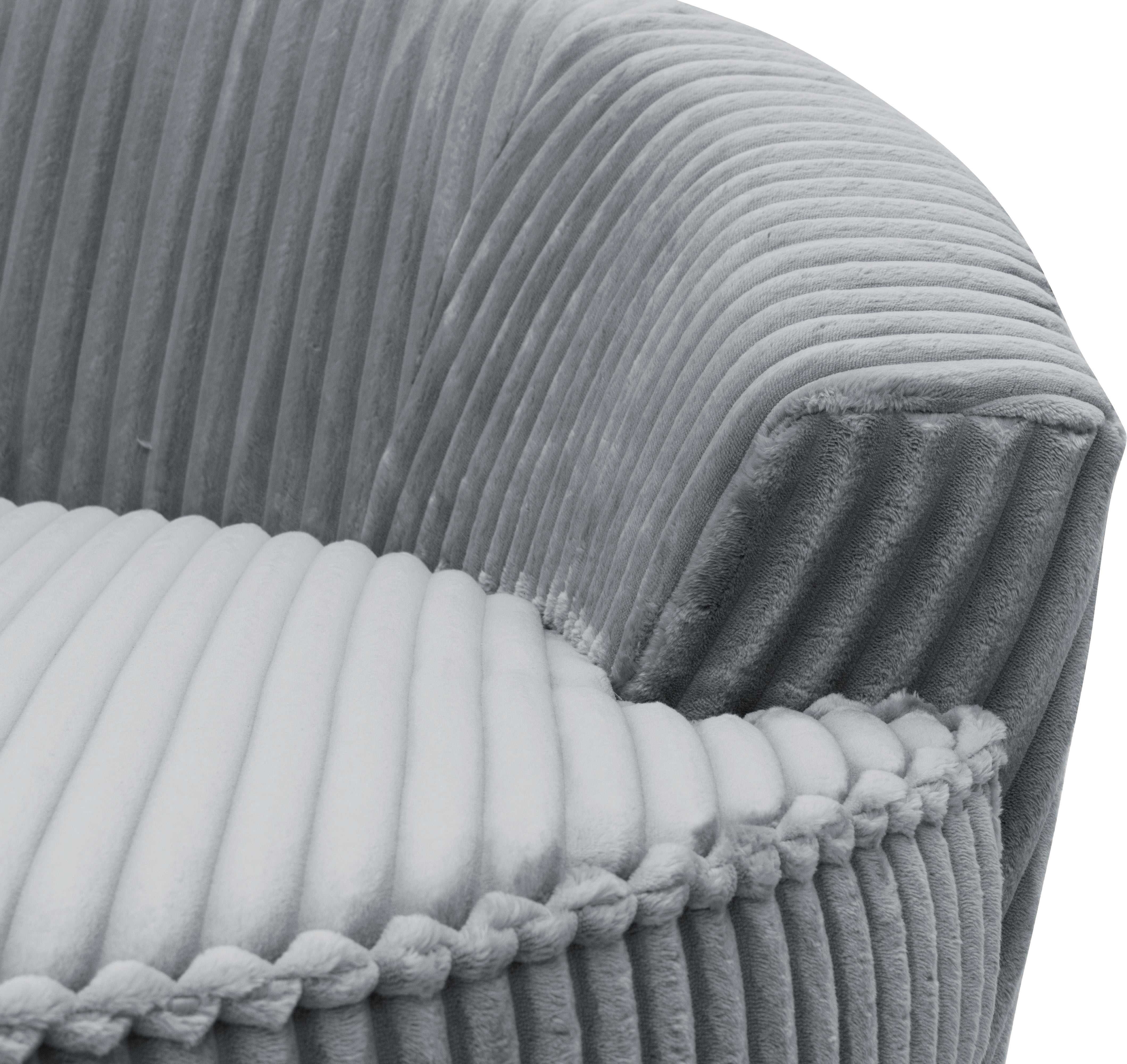 INOSIGN Draaibare fauteuil AMECA, loveseat XXL, leesstoel, grote stoel 122 x 126 x 76 cm (1 stuk)