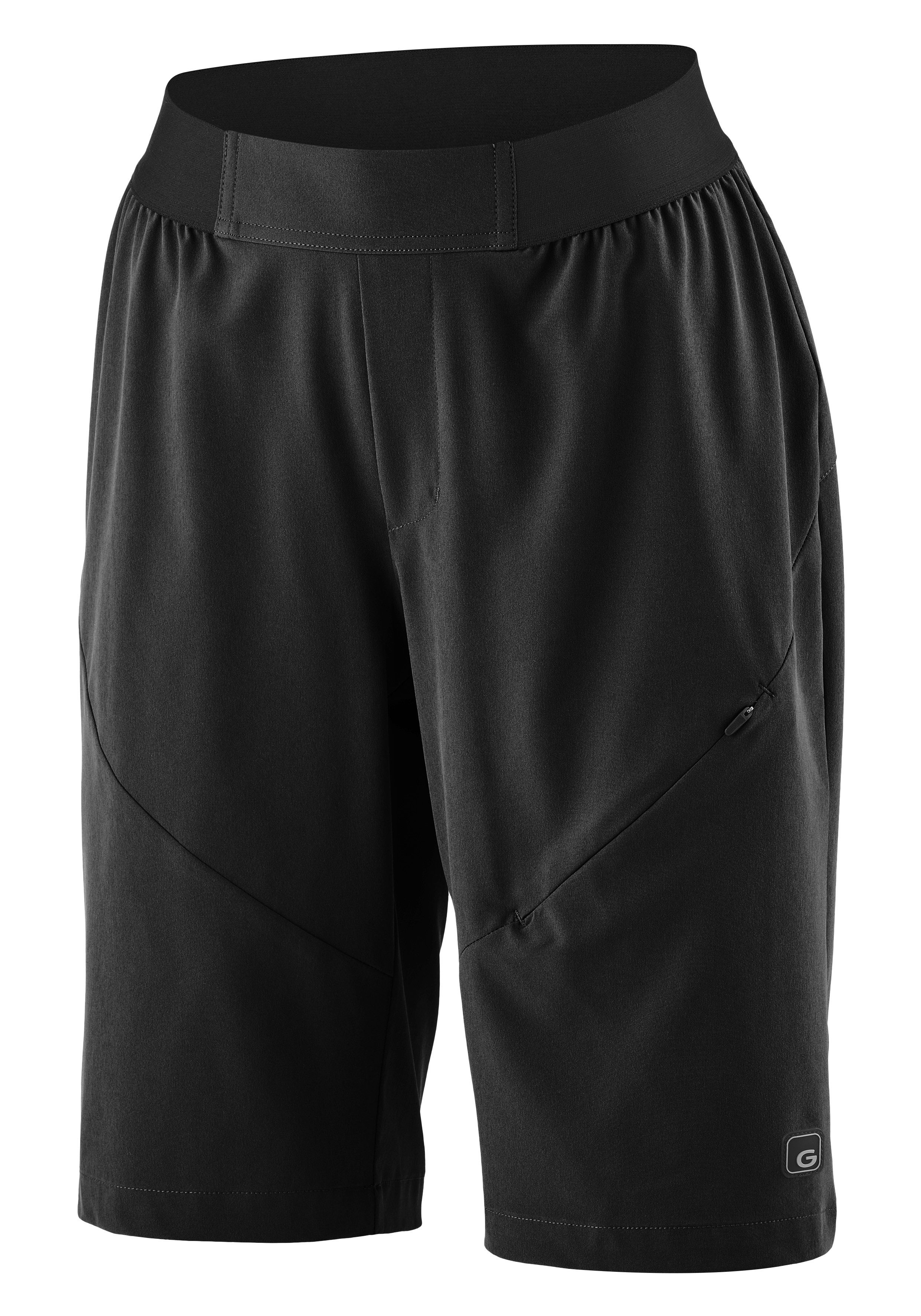Gonso Fietsbroek SIMPLITA Dames bike-shorts, lichte fietspants met elastische band en ritszak