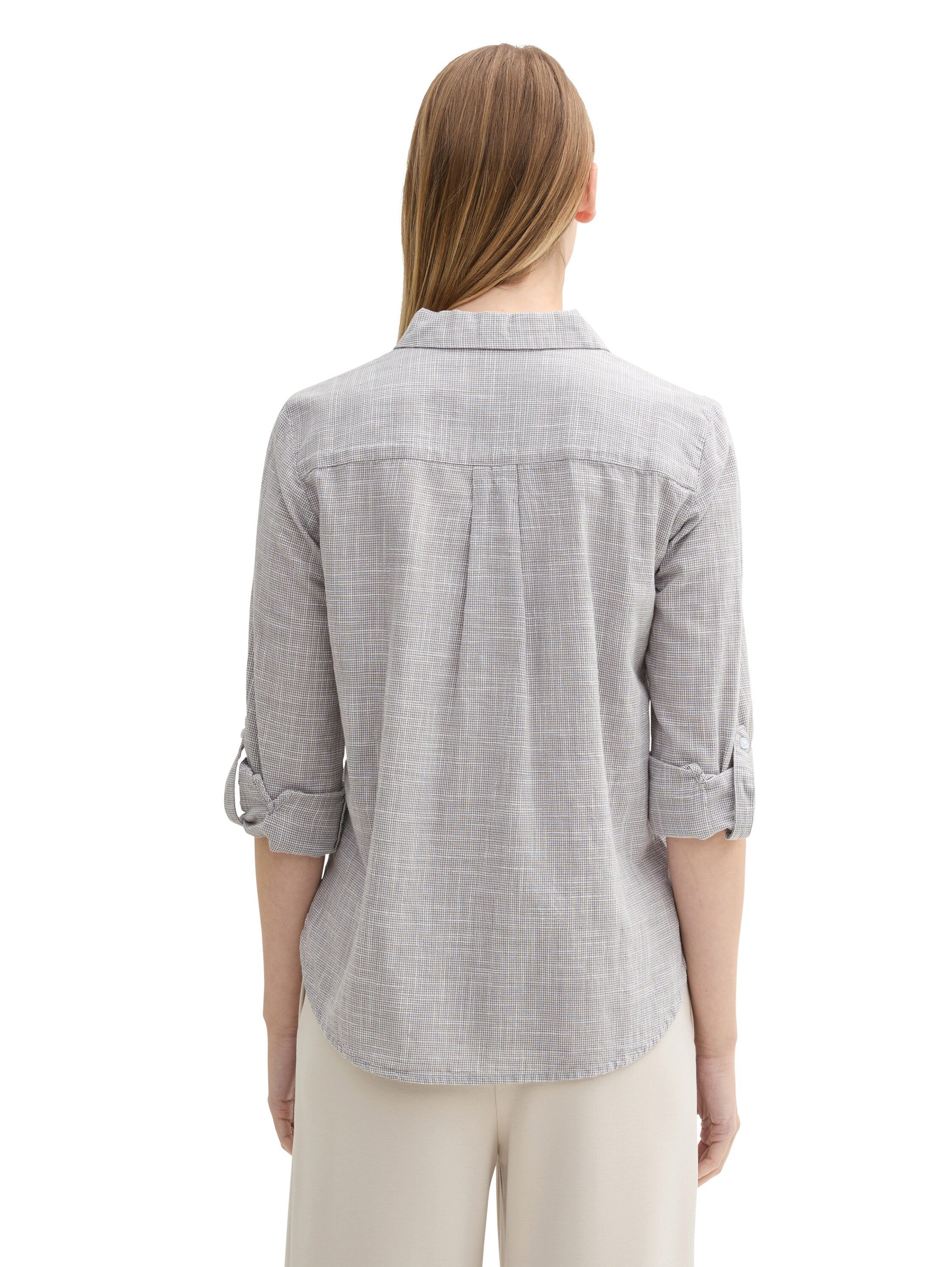 Tom Tailor Blouse met lange mouwen met borstzak