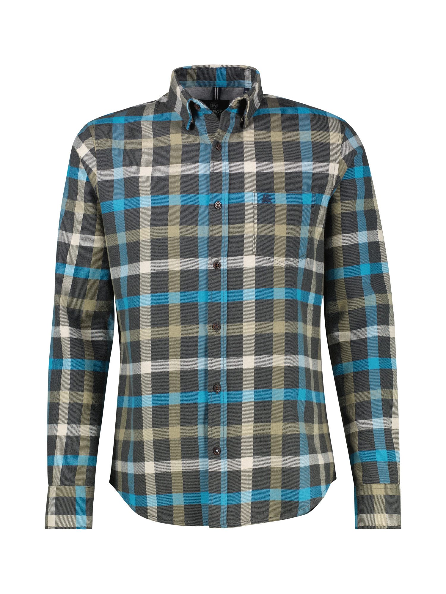 Lerros Flanellen overhemd LERROS Stijlvol Flanellen overhemd, klassiek geruit