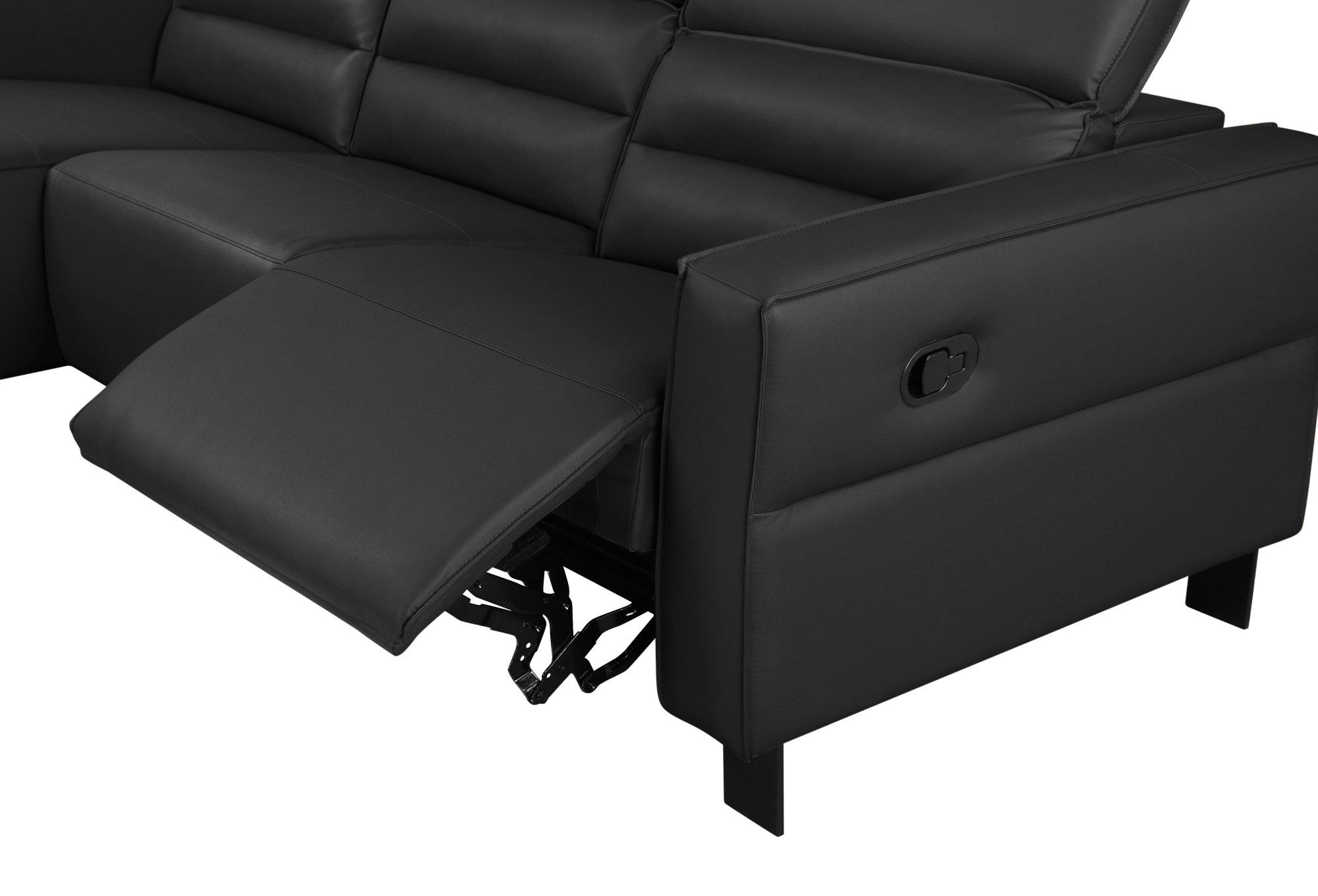 Places of Style Hoekbank Carpari, L-vorm, 263 cm, handmatige of elektrische relaxfunctie