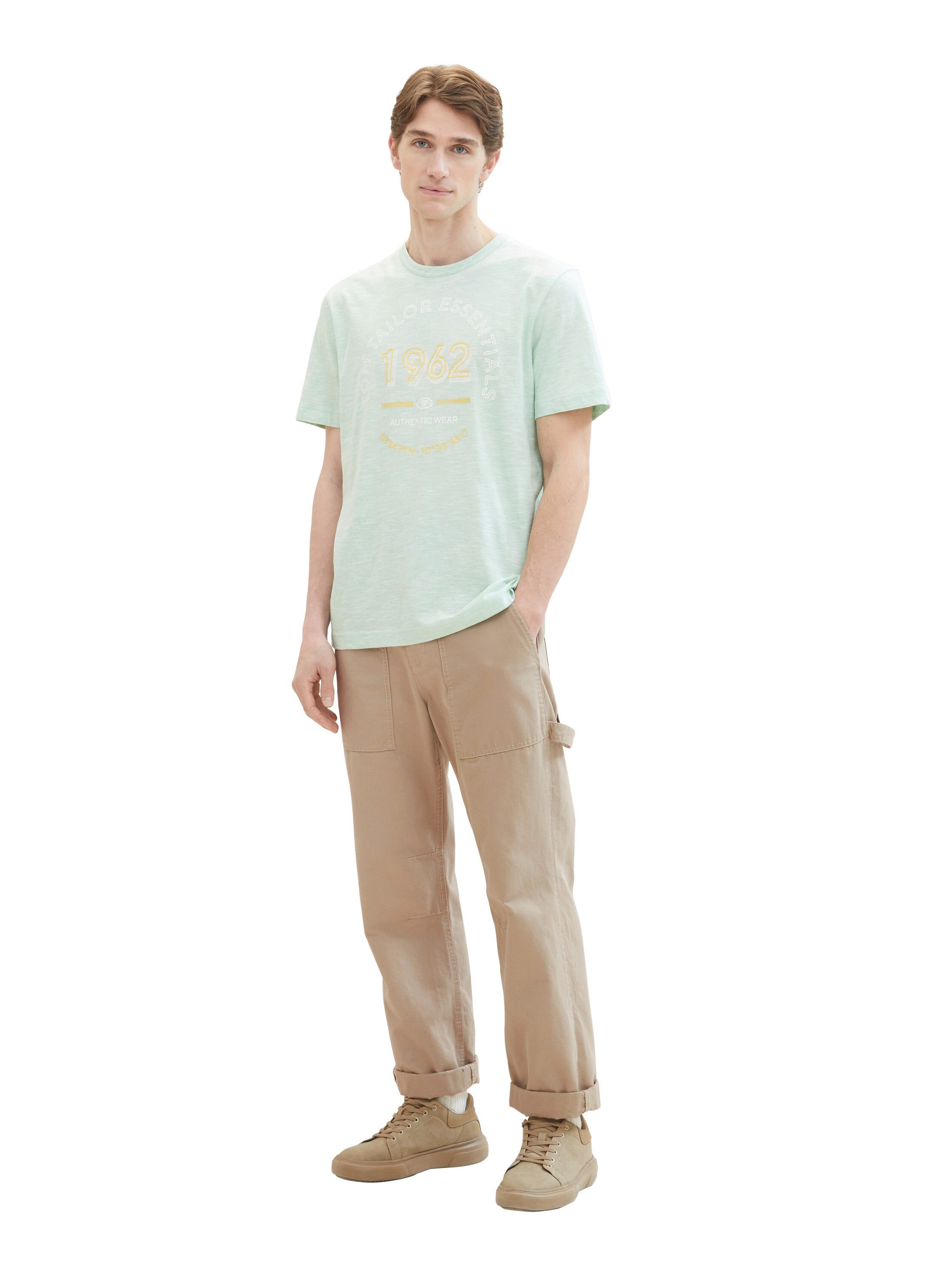 Tom Tailor Shirt met print met frontprintlogo