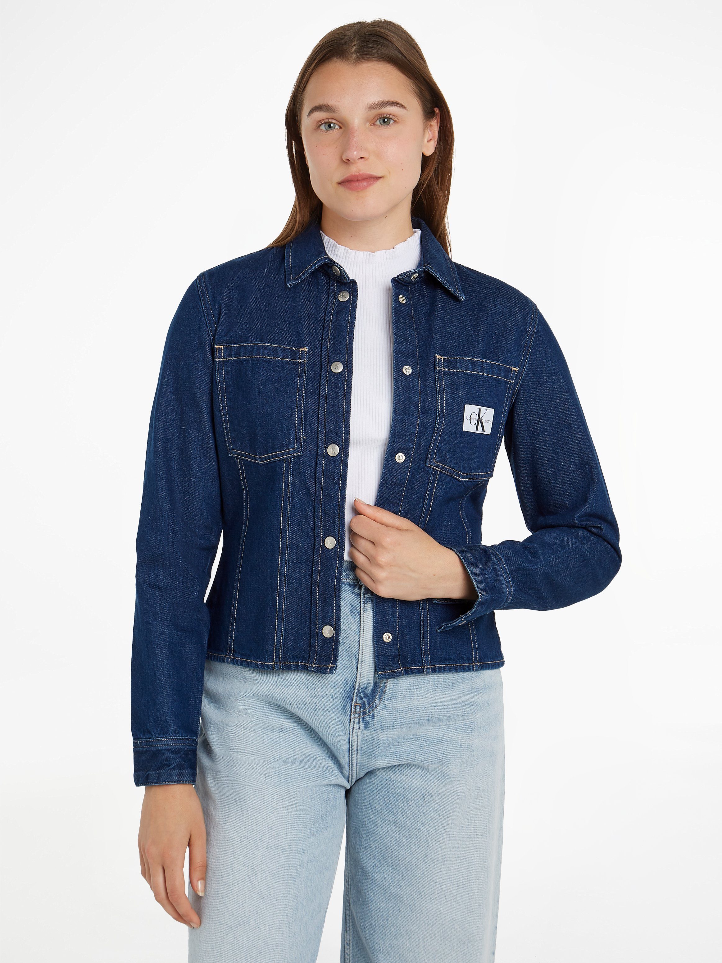 Calvin Klein Jeans blouse LEAN DENIM SHIRT