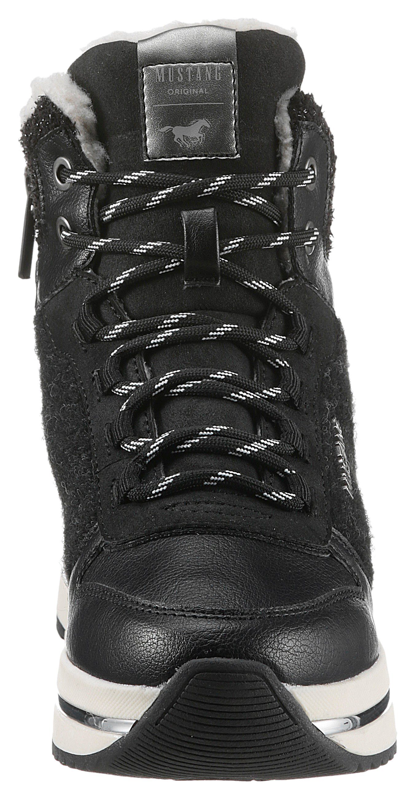 Mustang Shoes Winterlaarzen met beleg in kroko-look