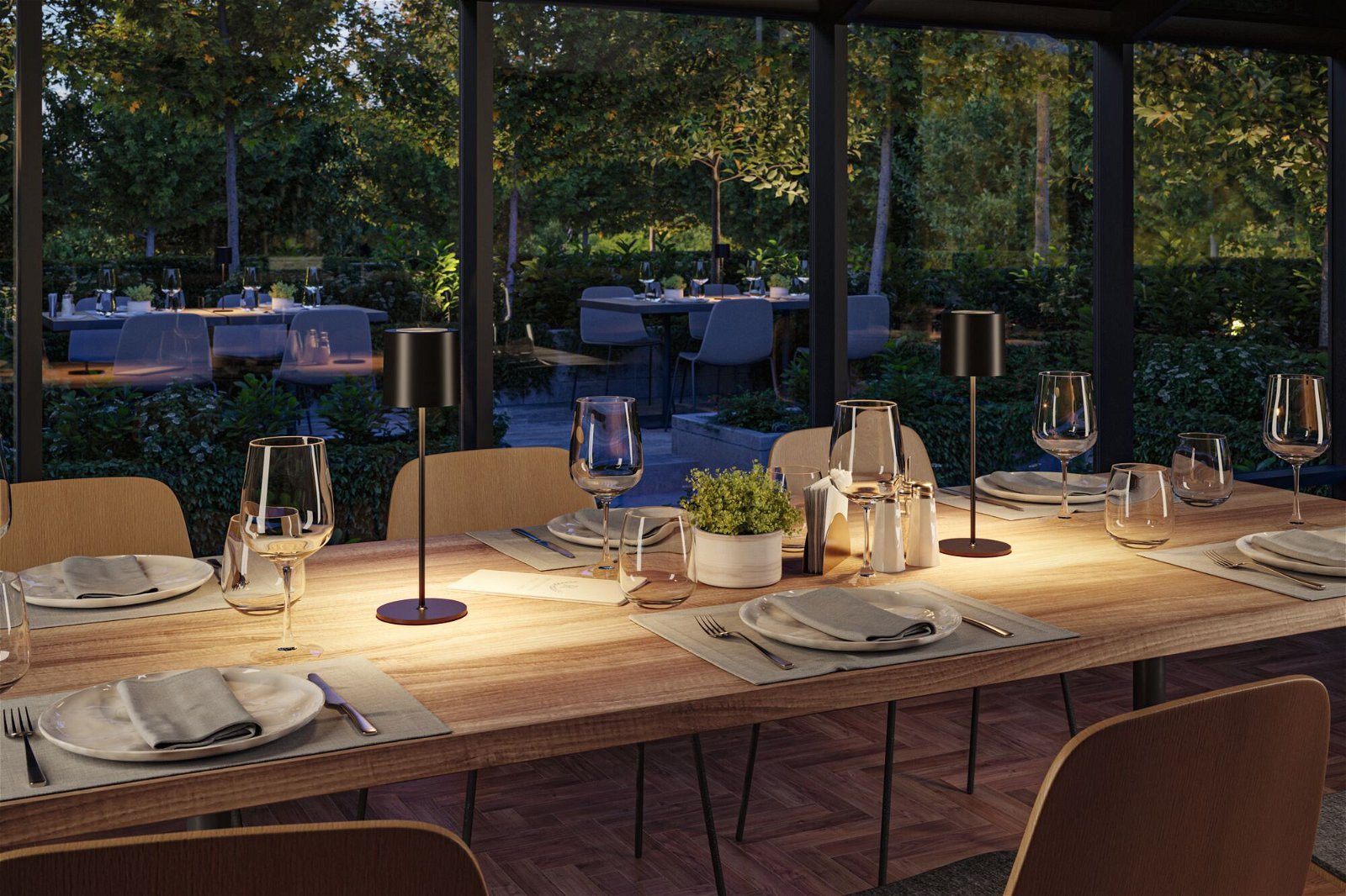 Paulmann Led-tafellamp voor buiten Mobiele Tuni IP44 2700K dimbaar 2,8W USBC (1 stuk)