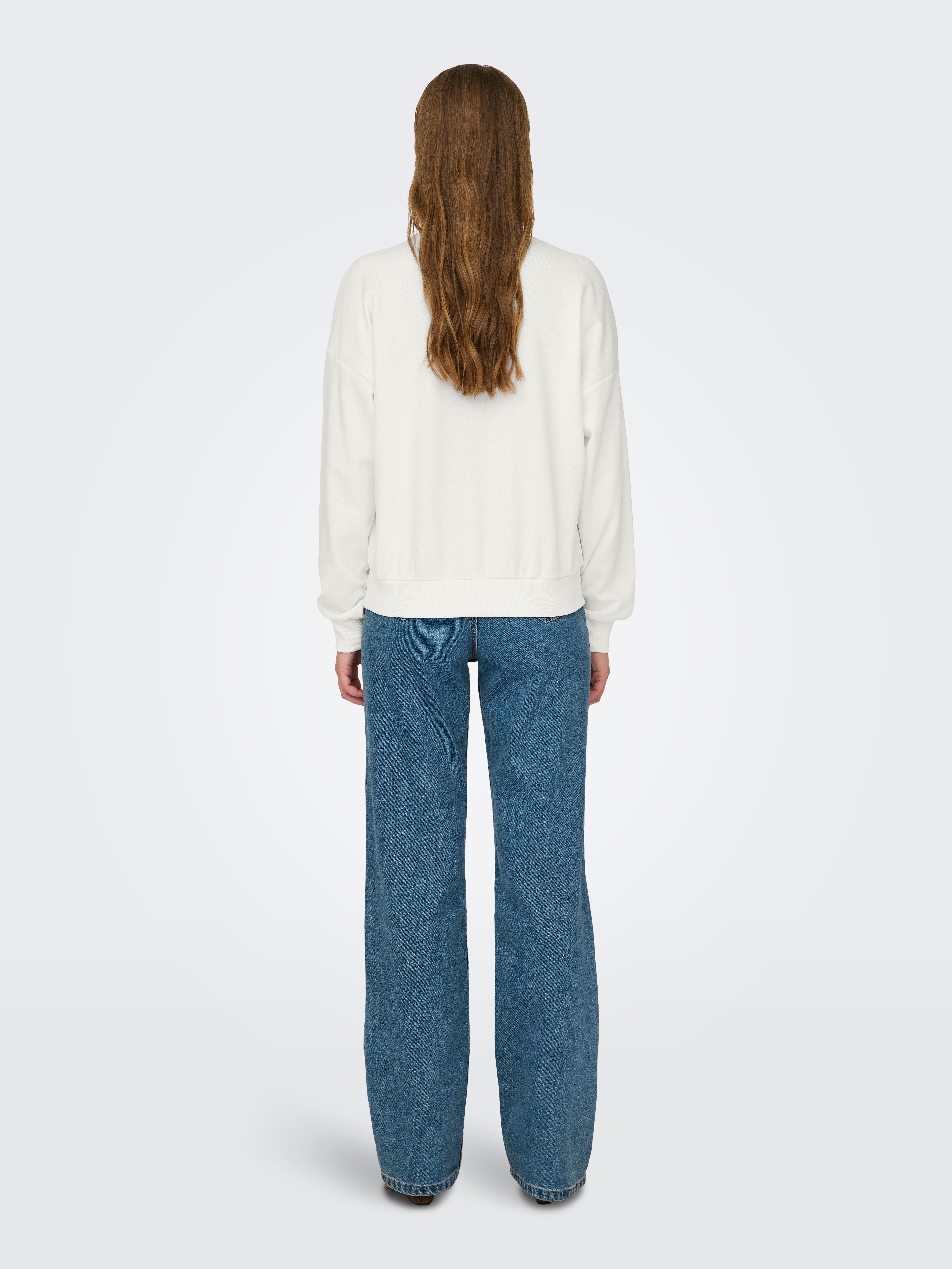 Only Sweatshirt ONLRUNA L/S O-NECK BOX CC SWT