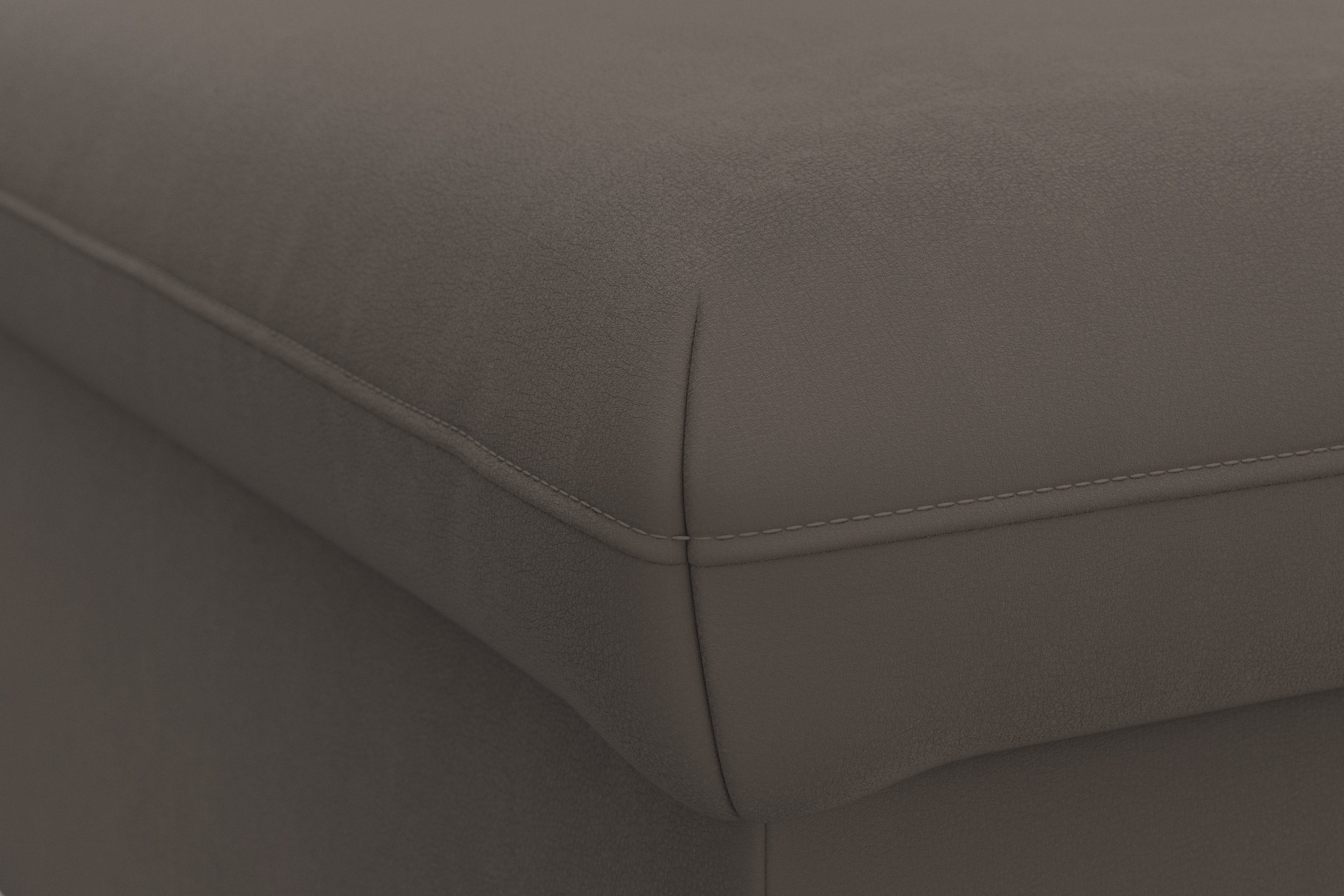 DOMO collection Hocker Topmatras met golfvering, op kunststof glijders