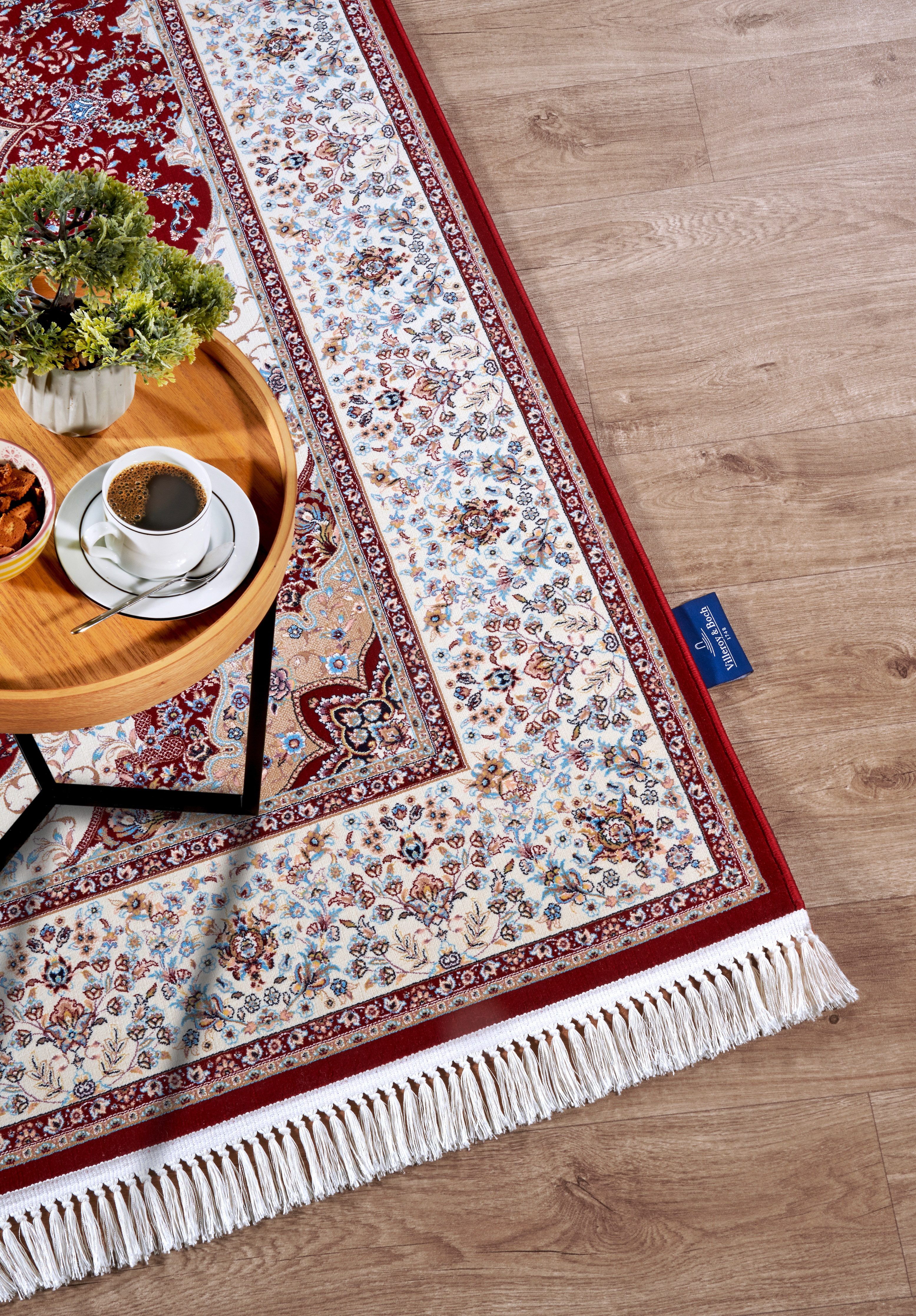 Villeroy & Boch Vloerkleed Etienne Oriëntaals, franjes, woonkamer, slaapkamer, klassiek, kortpolig