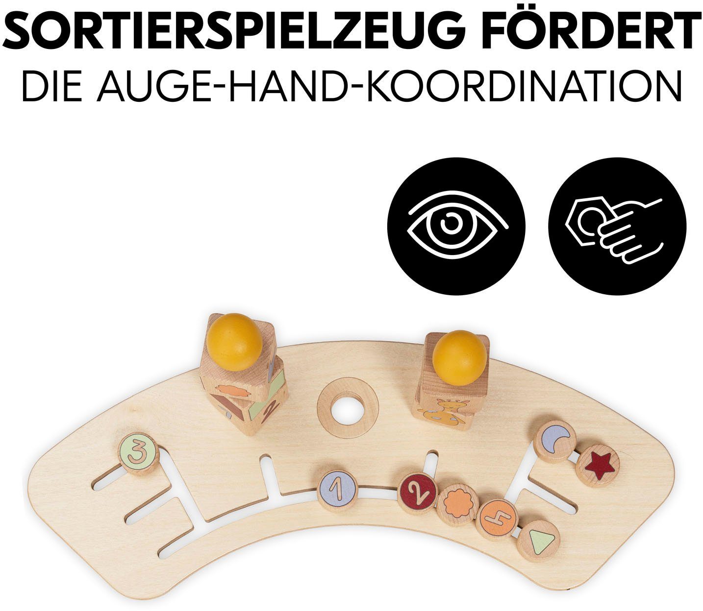 Hauck Vormenspel Play Sorting GirafFSC® - beschermt het bos - wereldwijd