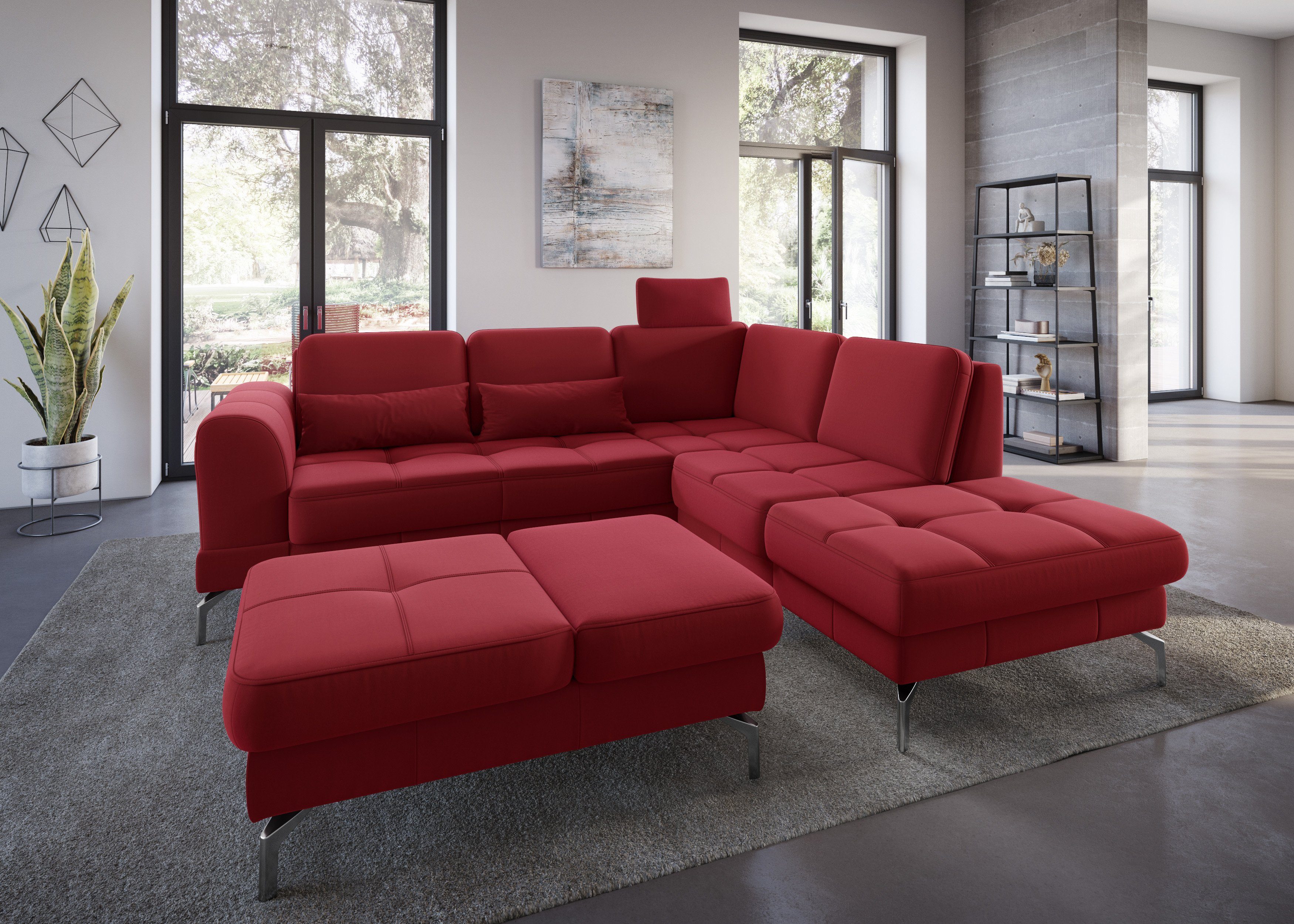 sit&more Hocker Bendigo met inklapfunctie, bodemvrijheid 15 cm, naar keuze in 2 pootkleuren