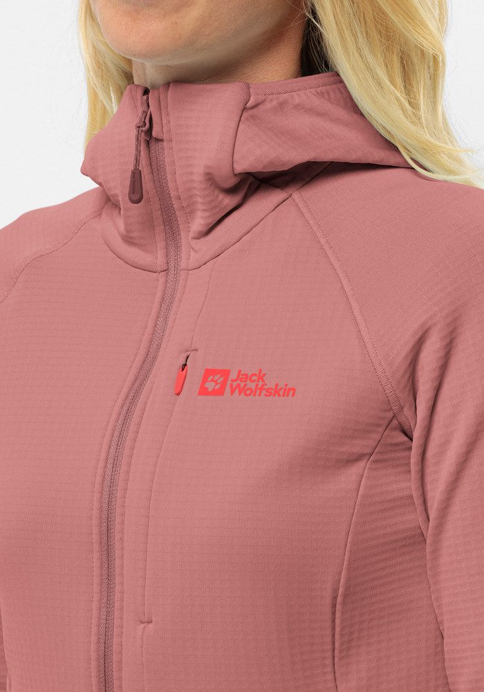 Jack Wolfskin Fleecejack KOLBENBERG HOODED FZ W
