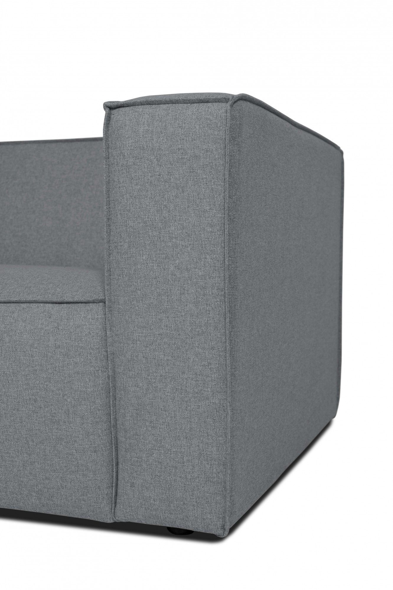 andas Hoekbank Dalby, L-model, extra diepe zitting, met biesnaad, aangenaam zitcomfort