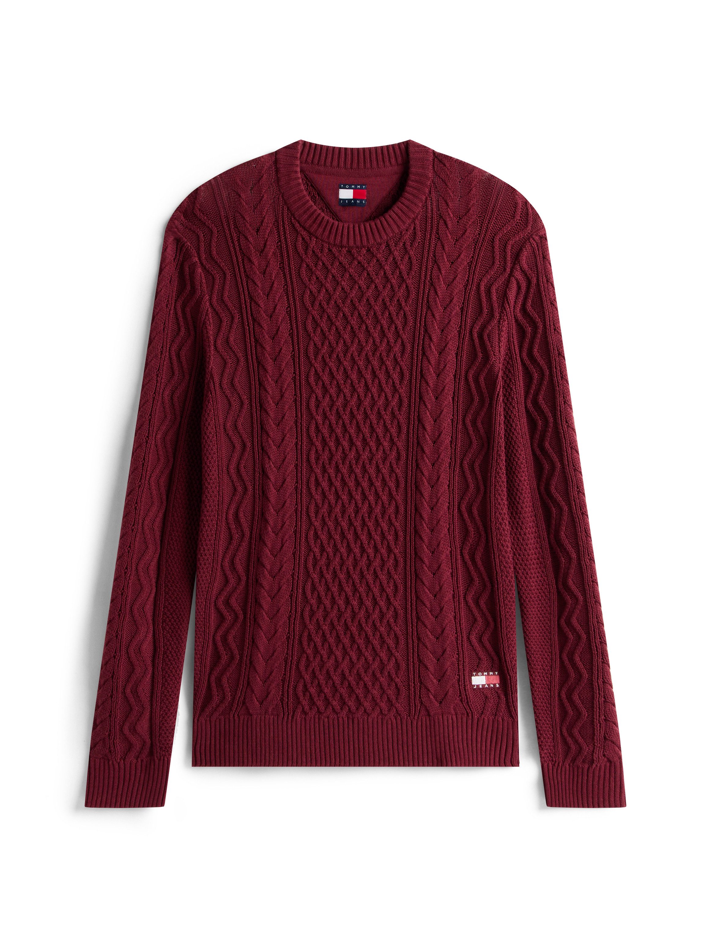 TOMMY JEANS Gebreide trui BADGE CABLE