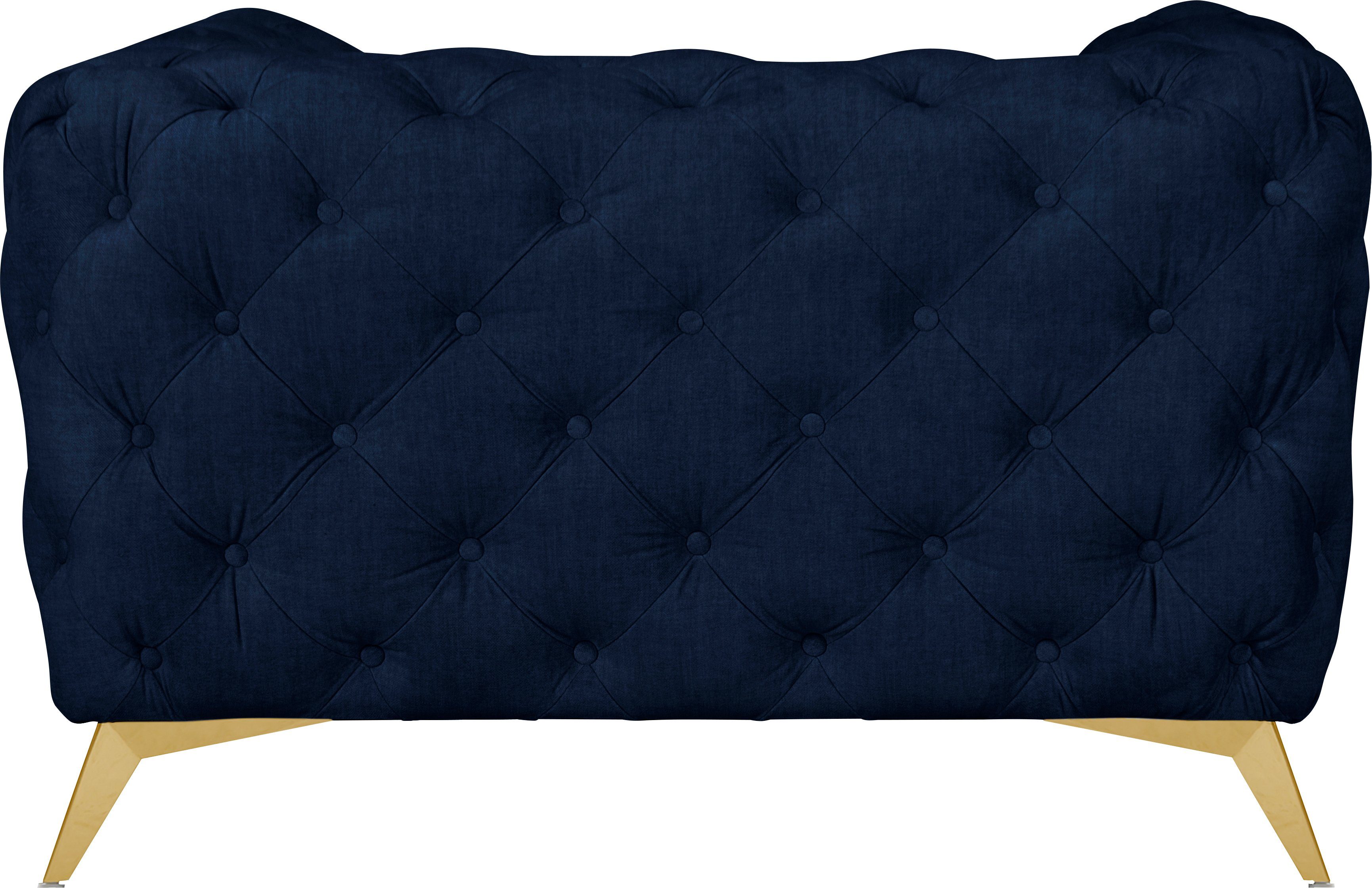 Leonique Chesterfield-fauteuil Glynis Fauteuil luxueuze capitonnage, moderne chesterfield look, kleur van de poten ter keuze