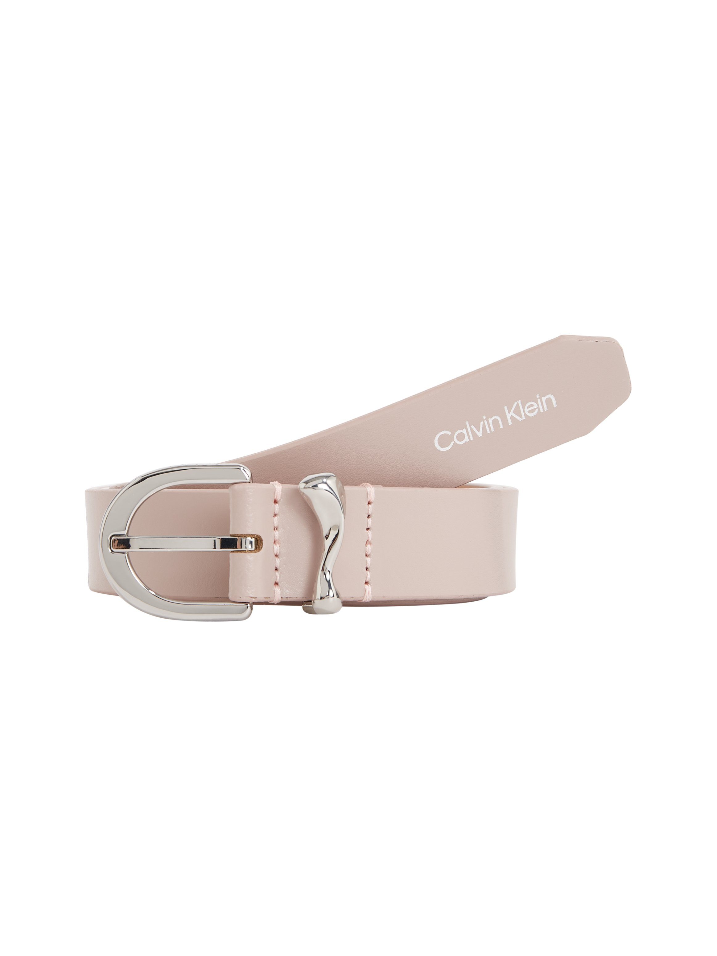 Calvin Klein Leren riem ROUND ORGANIC LOOP BELT 2.5