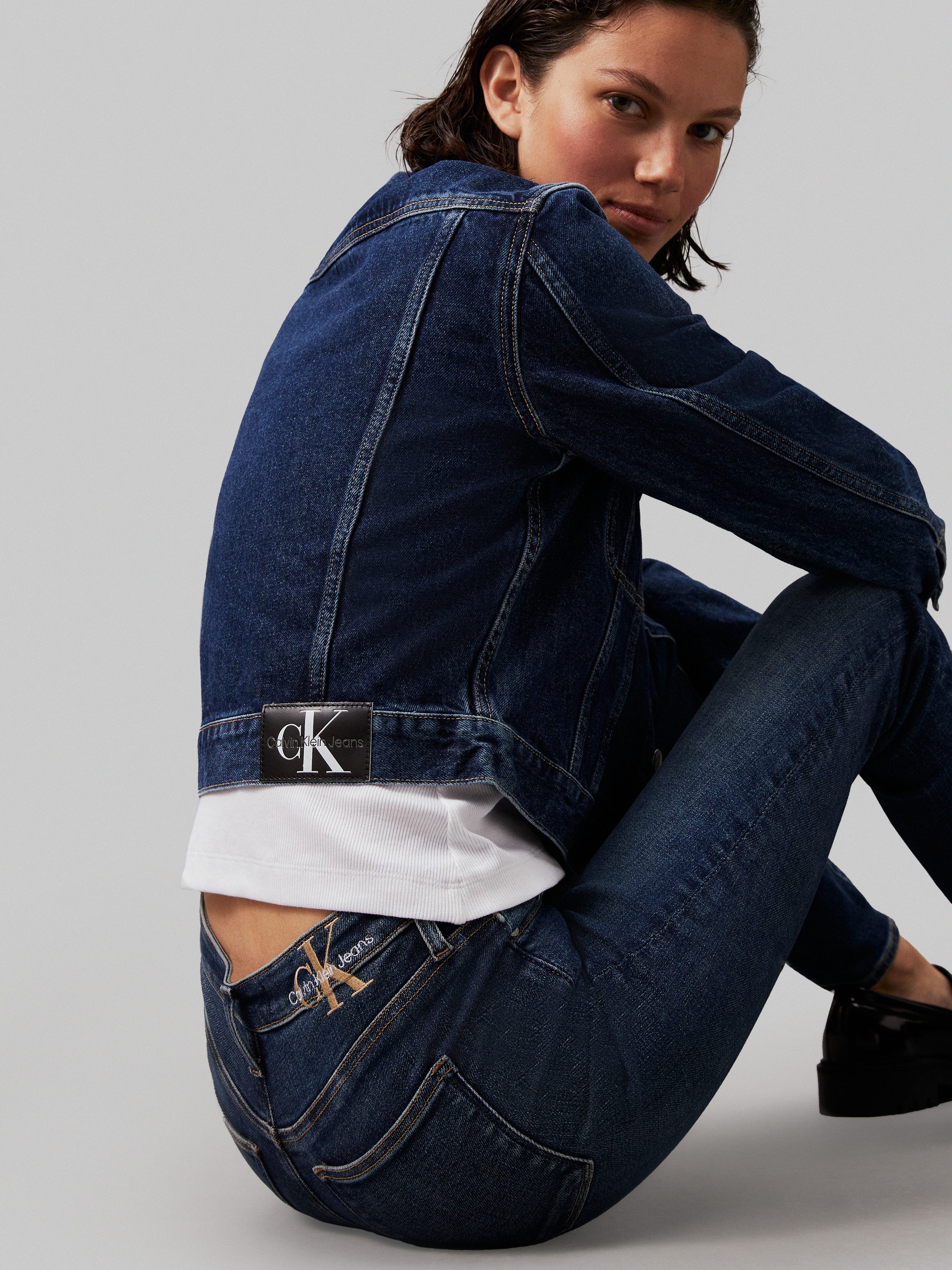 Calvin Klein Skinny fit jeans High rise skinny in 5-pocketsstijl